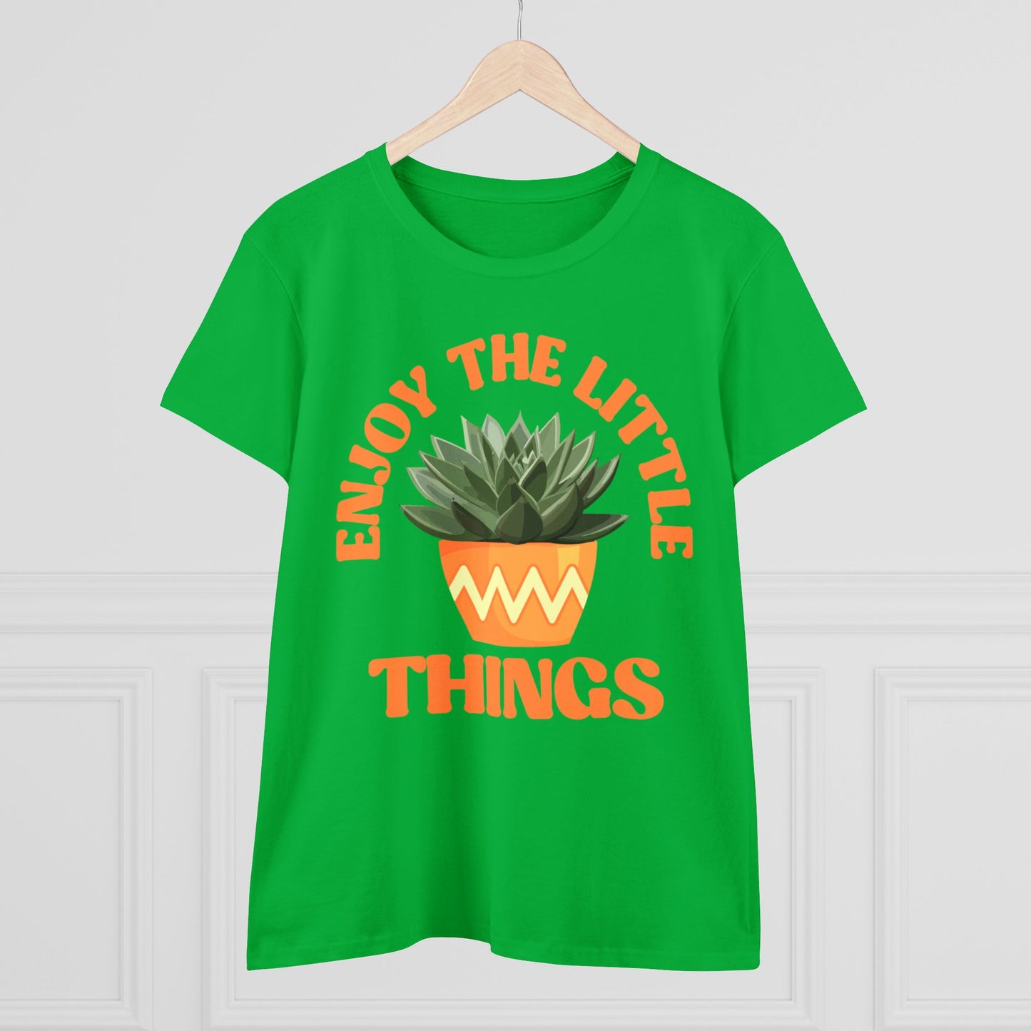 Enjoy the Little Things - Gardening - Women's Midweight Cotton Tee