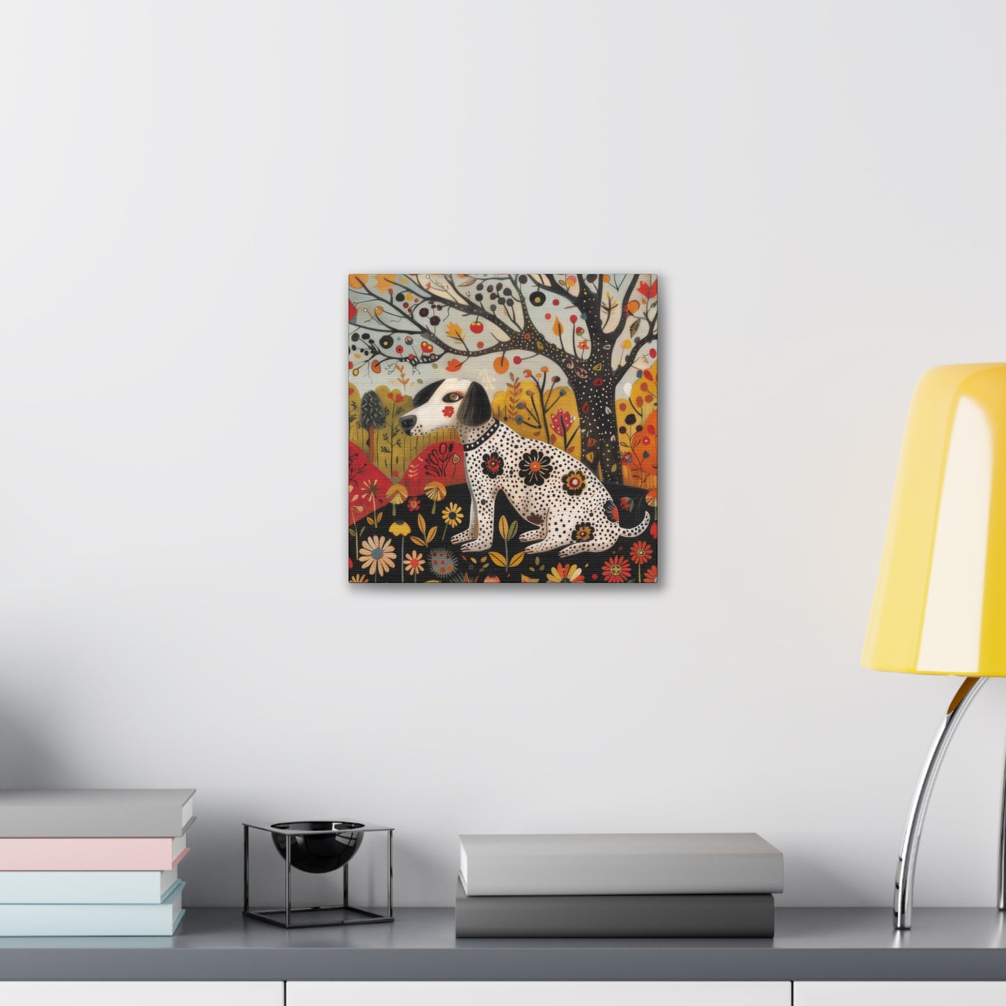 Autumn Dog - Canvas Stretched, 0.75"