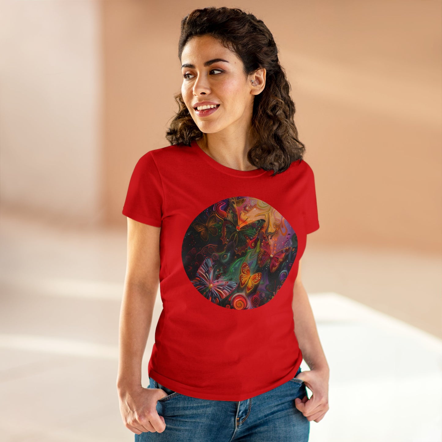 Butterflies - Women's Midweight Cotton Tee