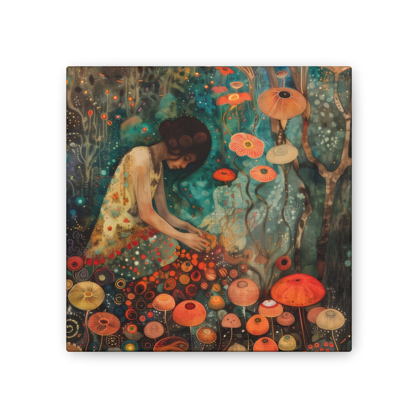 Tending the Garden - Canvas Stretched, 0.75"