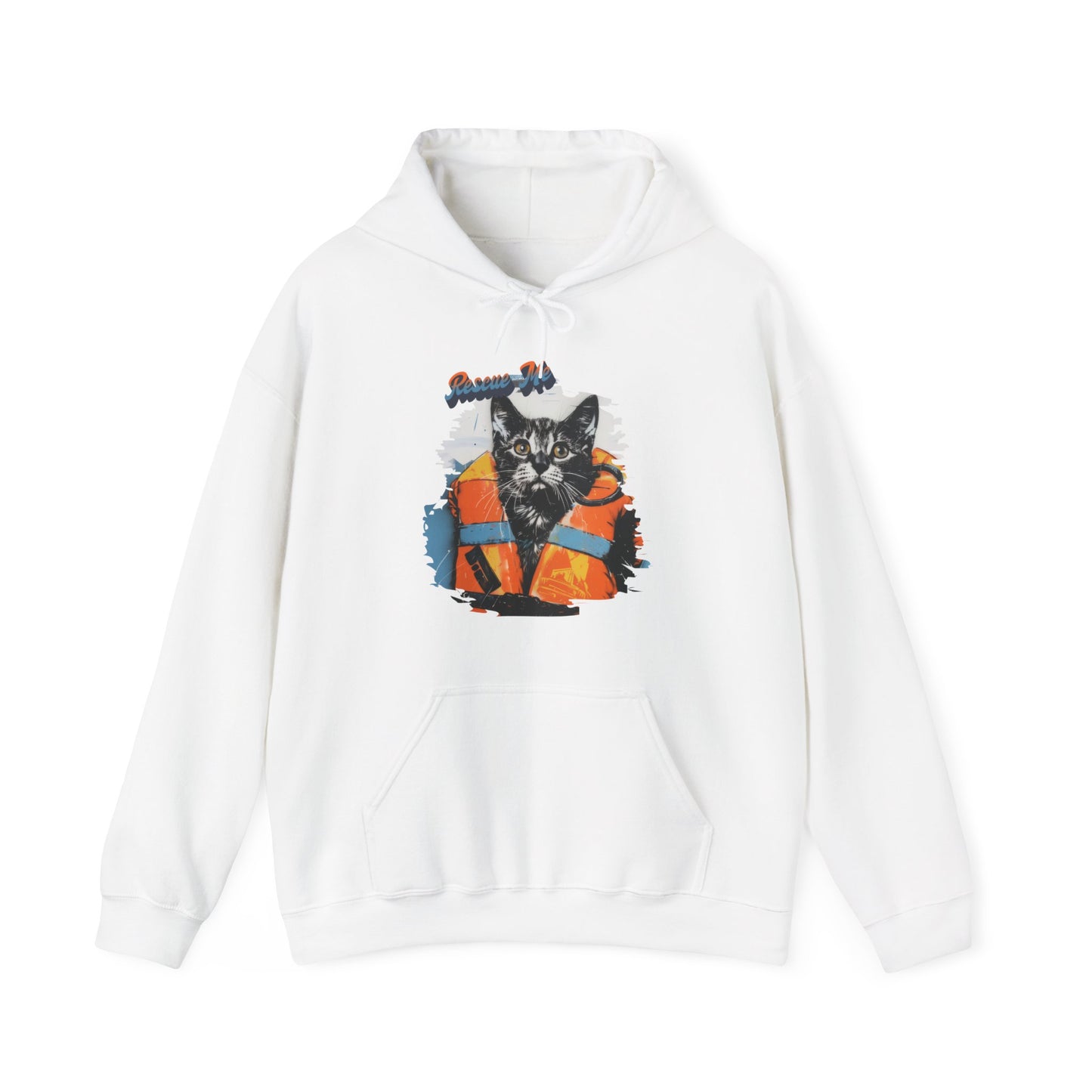 Rescue Cat - Unisex Heavy Blend™ Hooded Sweatshirt