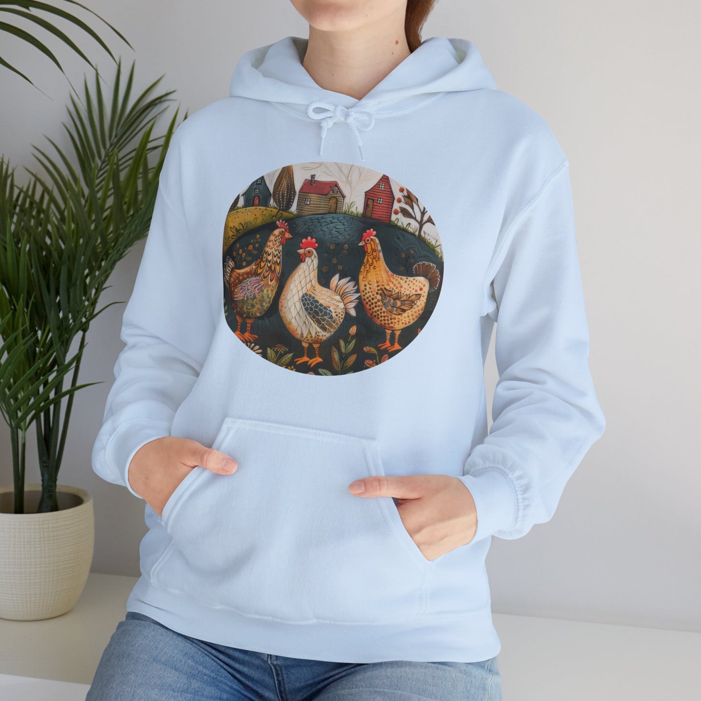 Chickens - Unisex Heavy Blend™ Hooded Sweatshirt