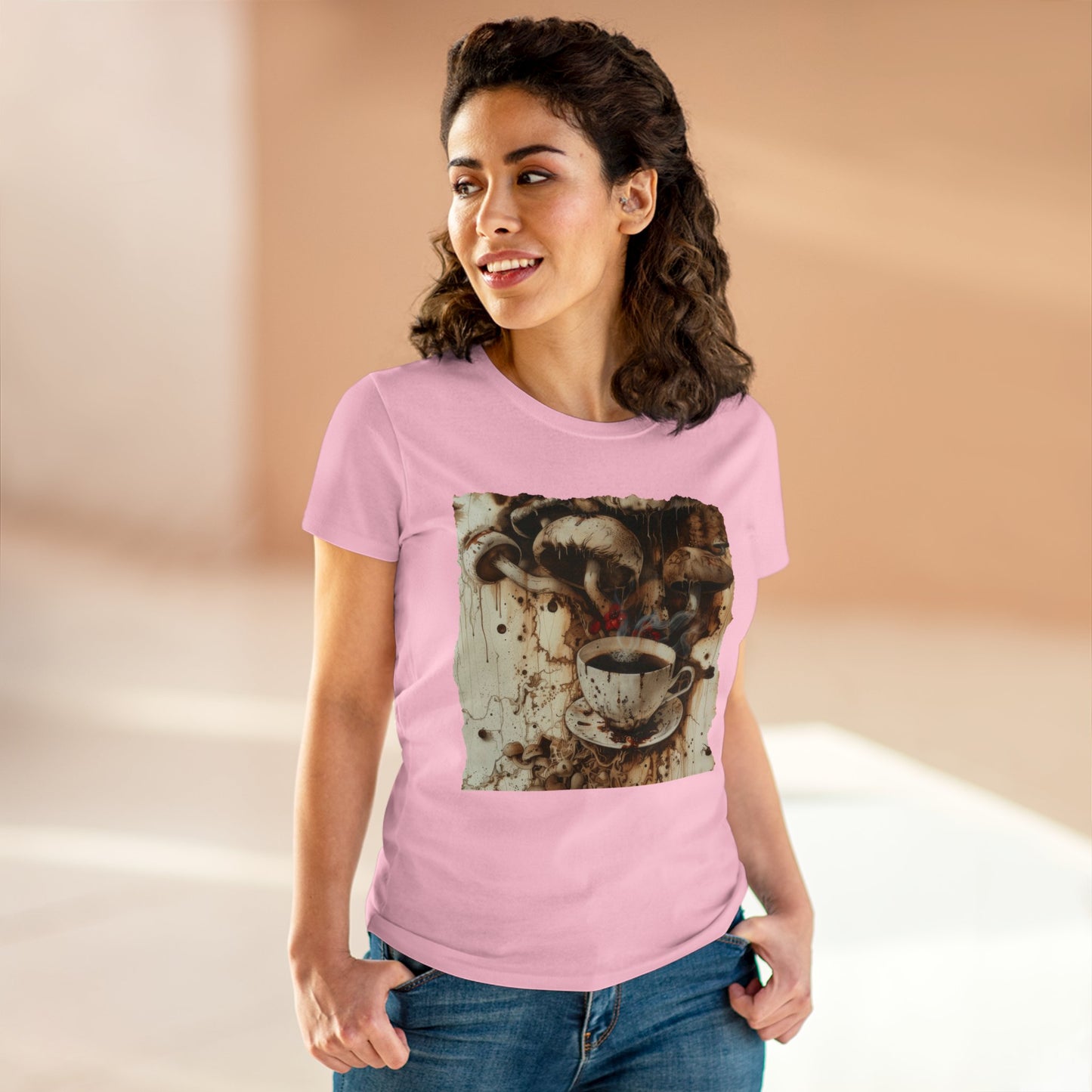 Organic Coffee - Women's Midweight Cotton Tee