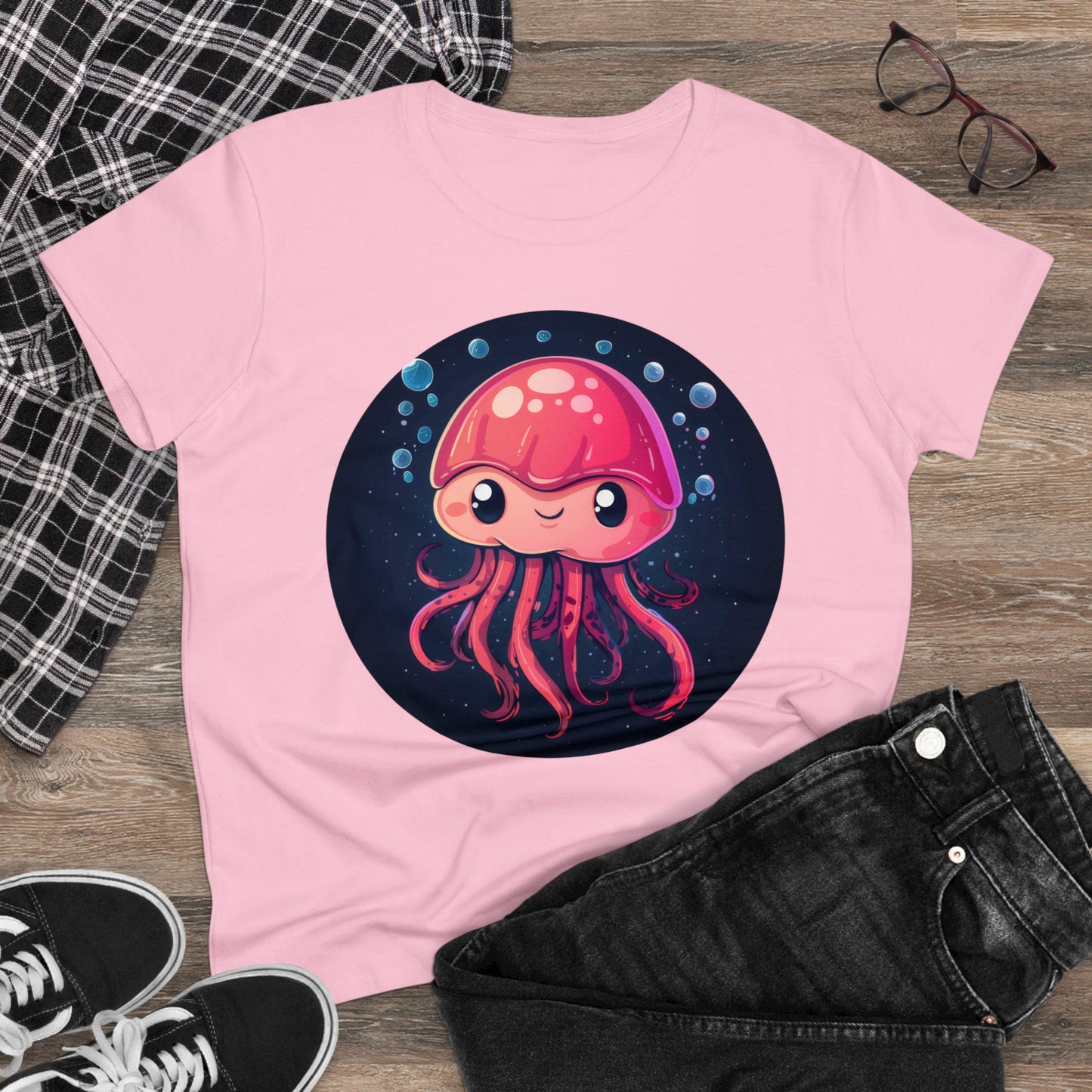 Jellyfish - Women's Midweight Cotton Tee