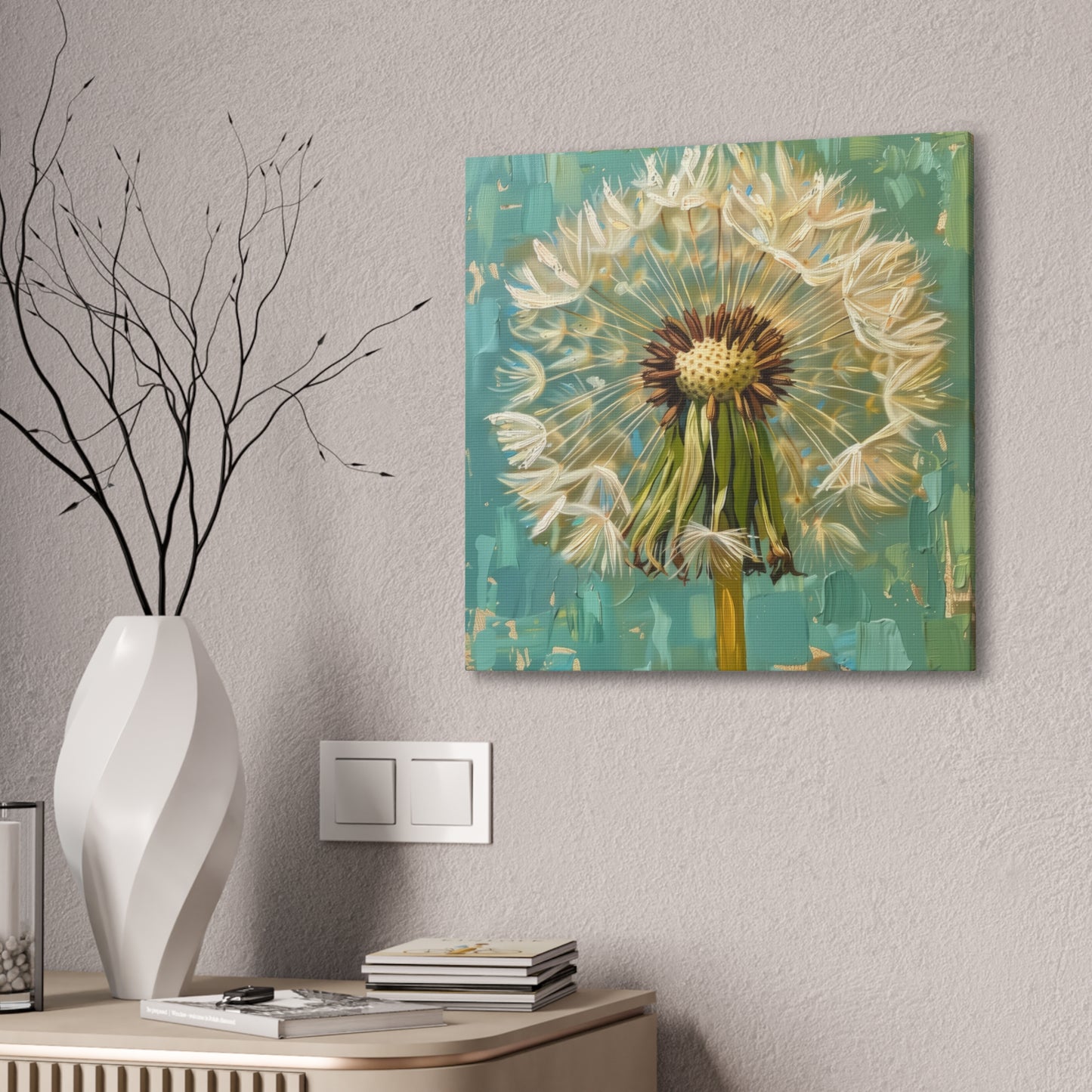 Dandelion - Canvas Stretched, 0.75"