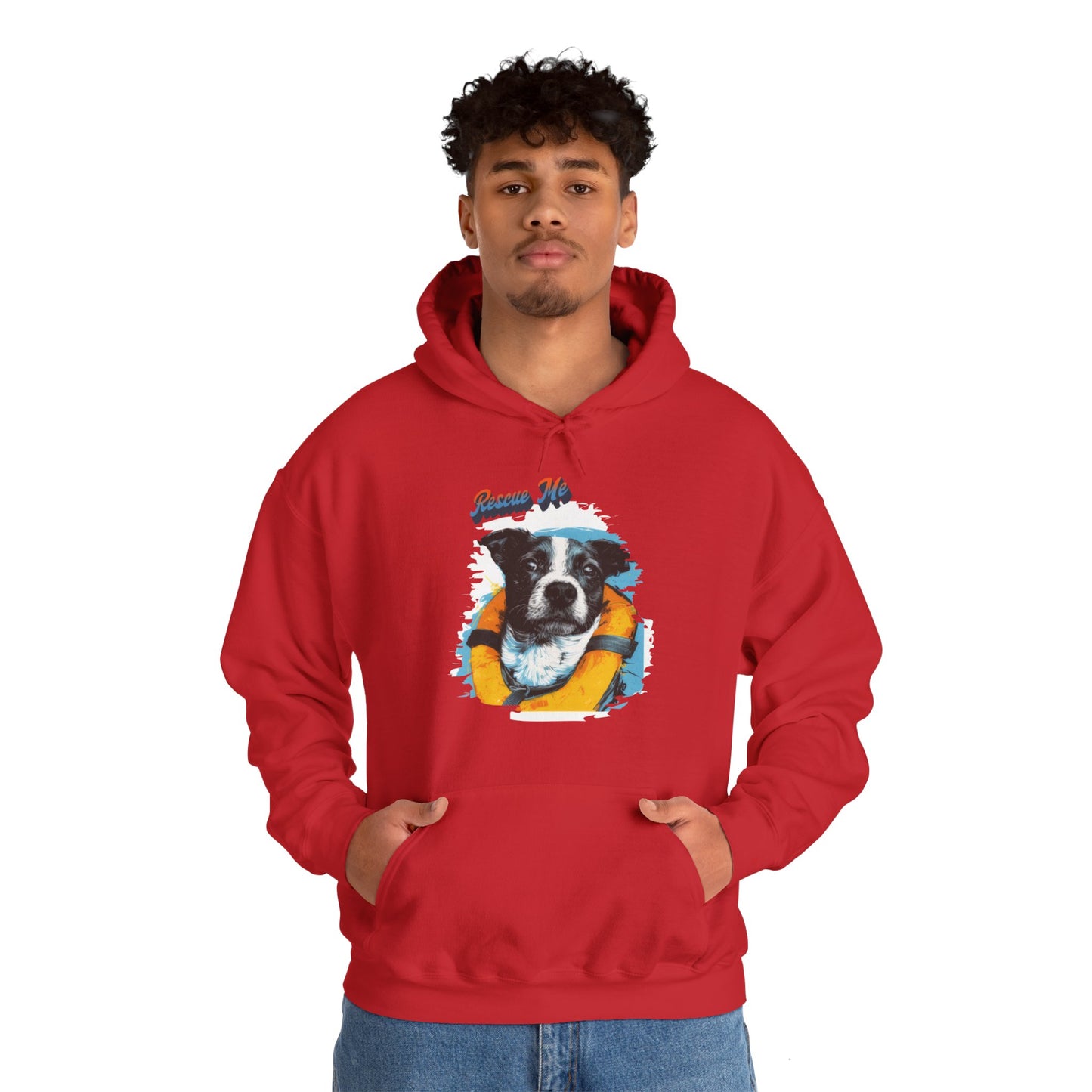 Rescue Dog - Unisex Heavy Blend™ Hooded Sweatshirt