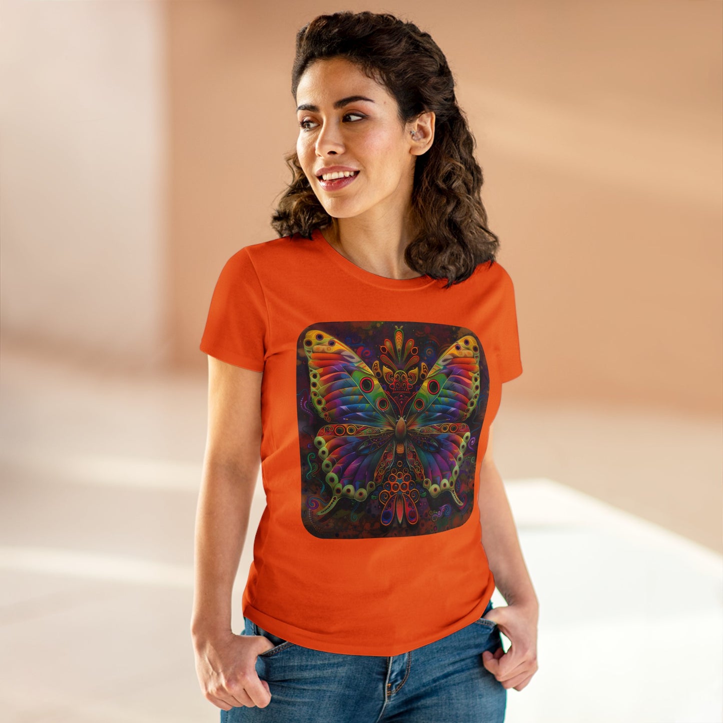 Butterfly - Women's Midweight Cotton Tee