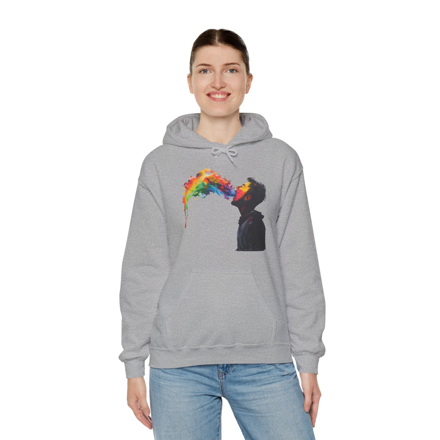 Rainbow Breath - Unisex Heavy Blend™ Hooded Sweatshirt