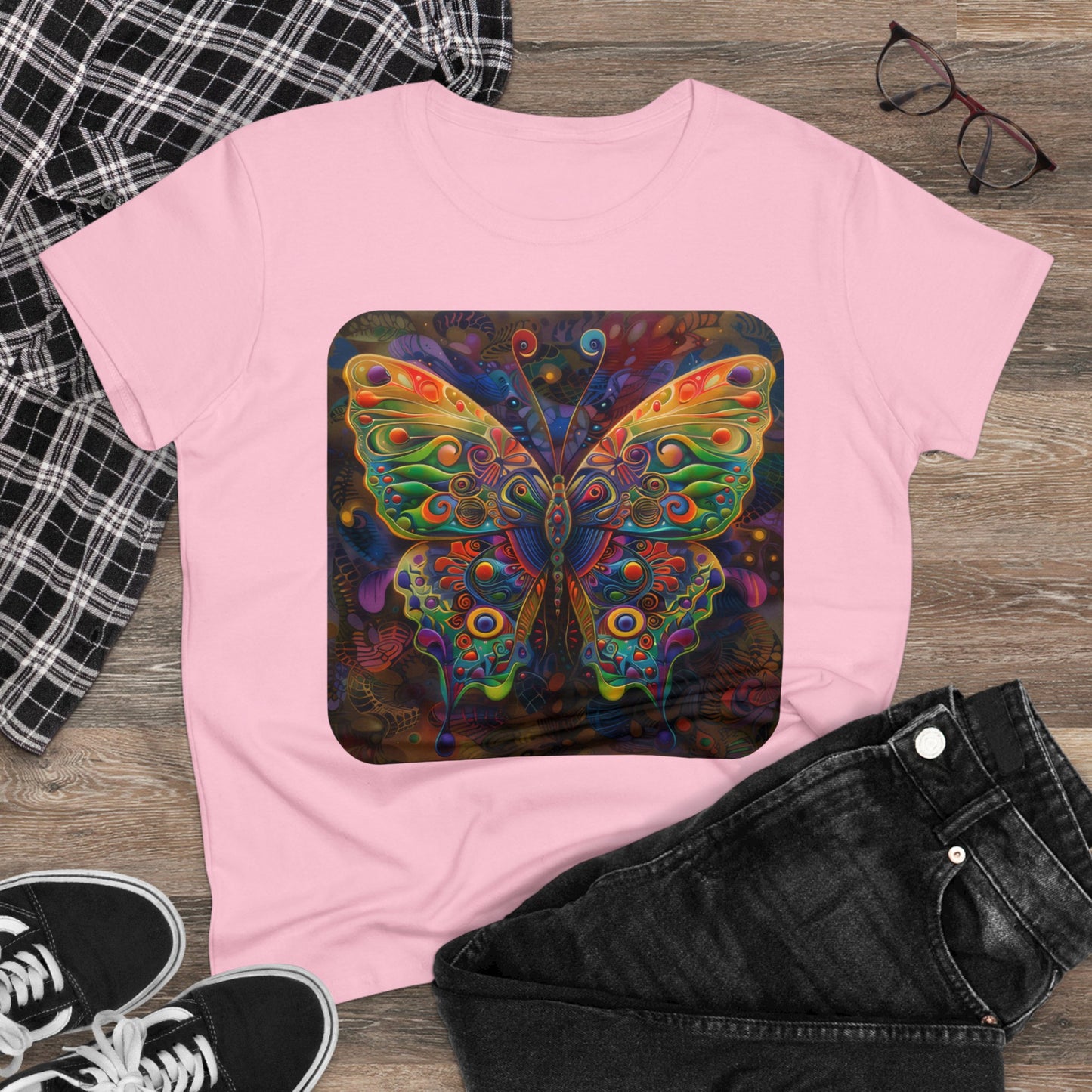 Butterfly - Women's Midweight Cotton Tee