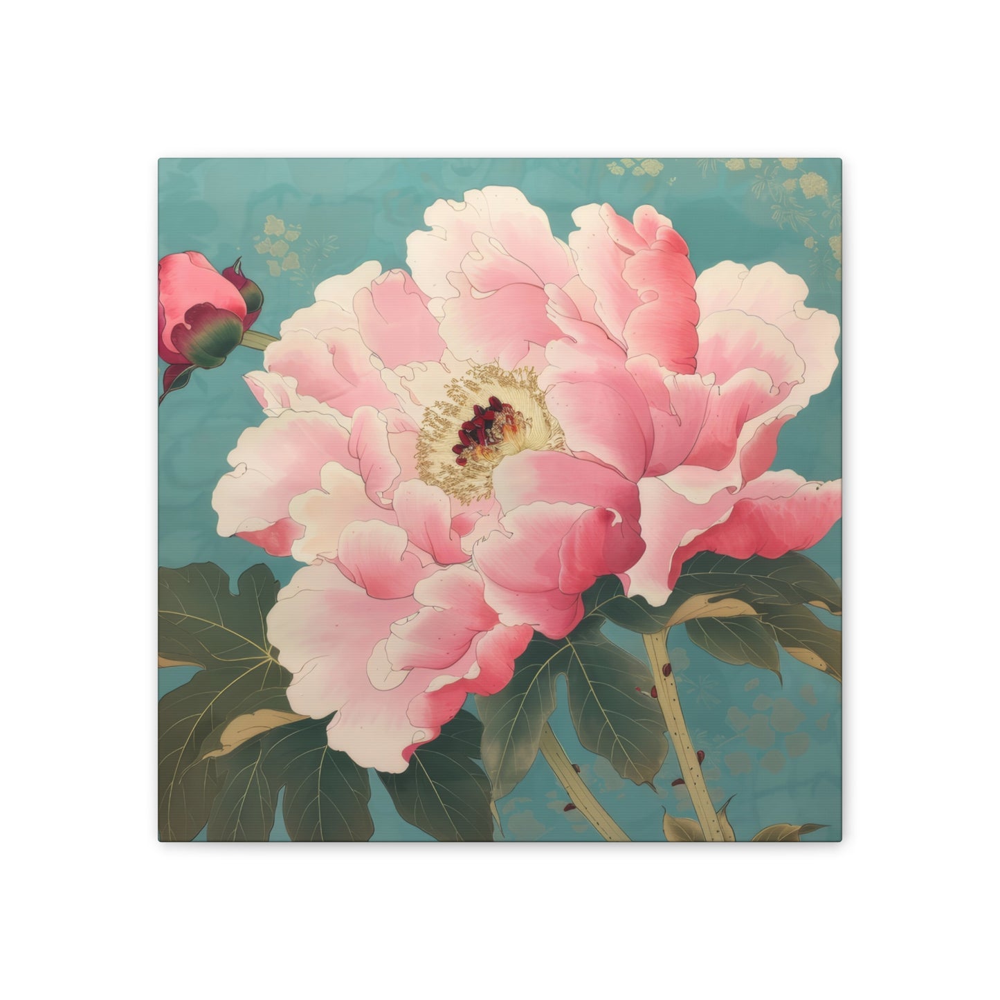 Peony - Canvas Stretched, 0.75"