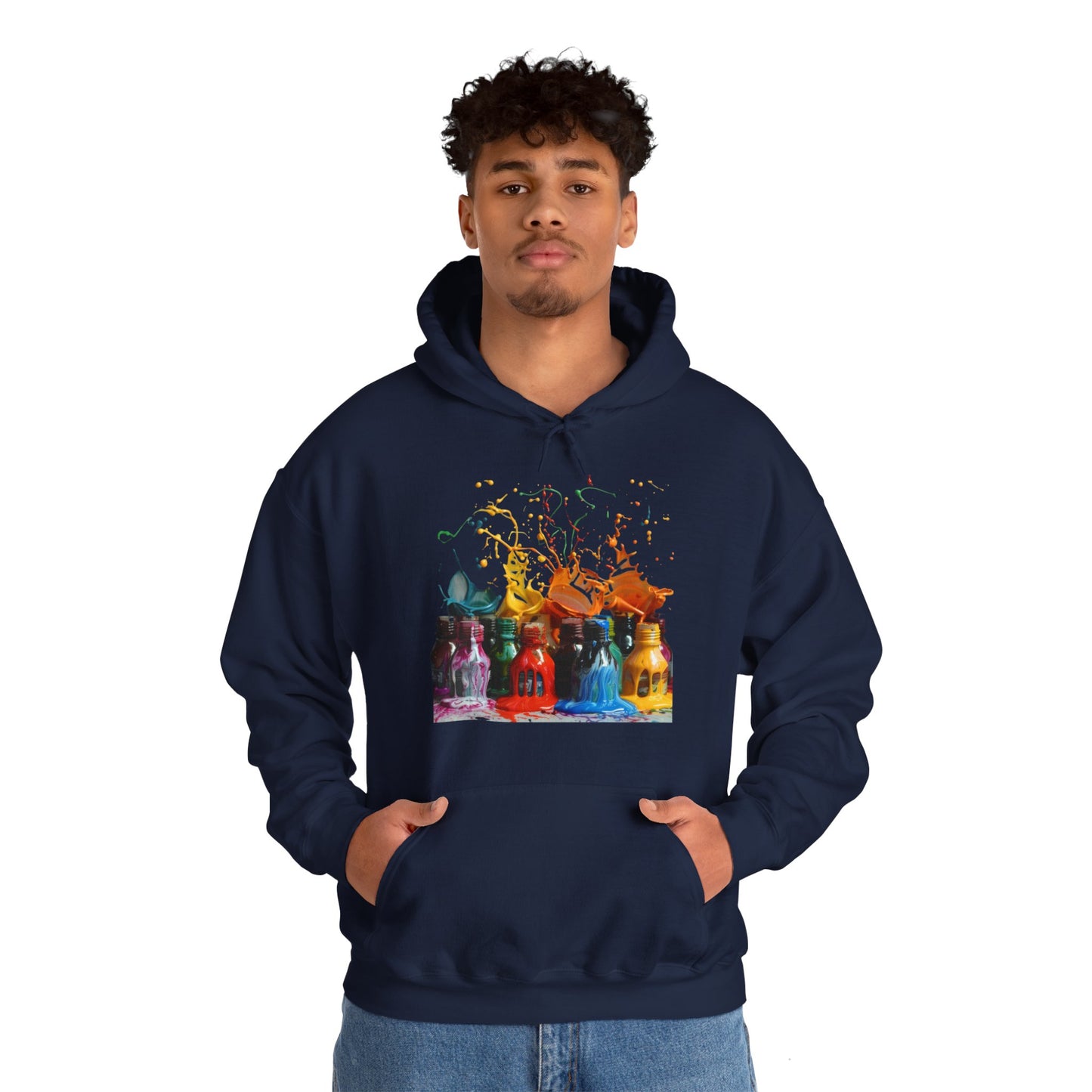 Paint Splash - Unisex Heavy Blend™ Hooded Sweatshirt