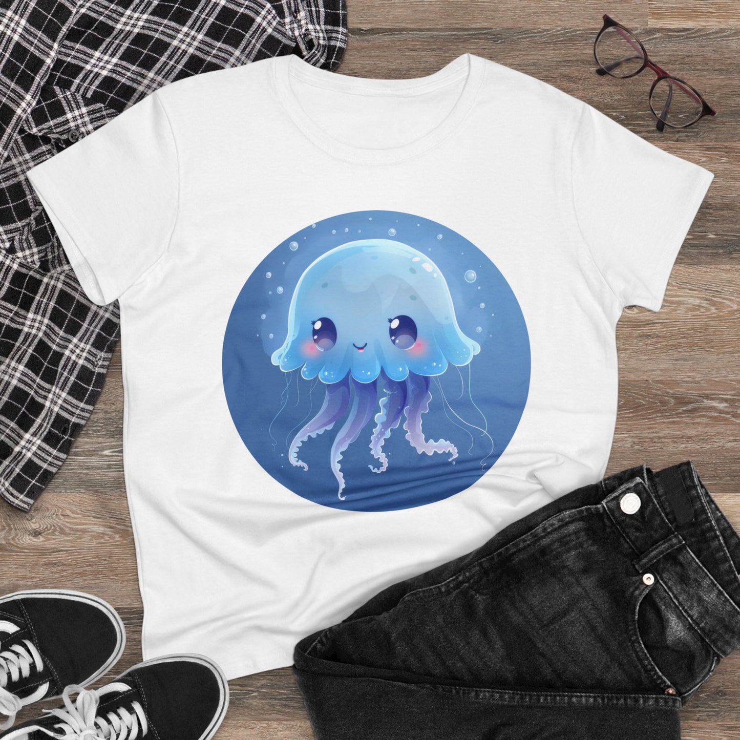 Jellyfish - Women's Midweight Cotton Tee