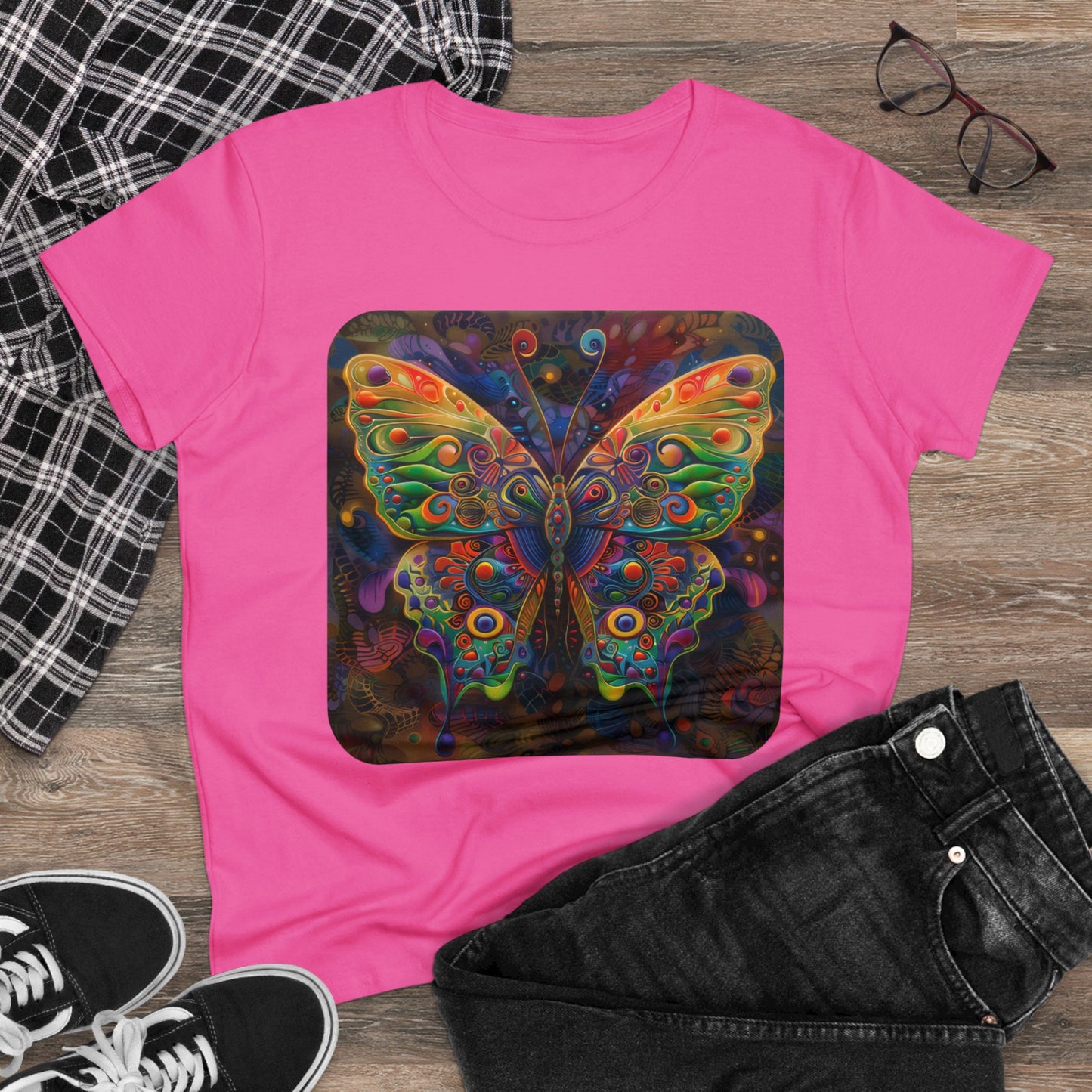 Butterfly - Women's Midweight Cotton Tee