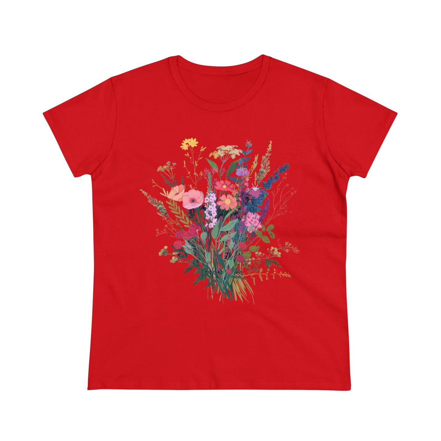 Wildflowers - Women's Midweight Cotton Tee