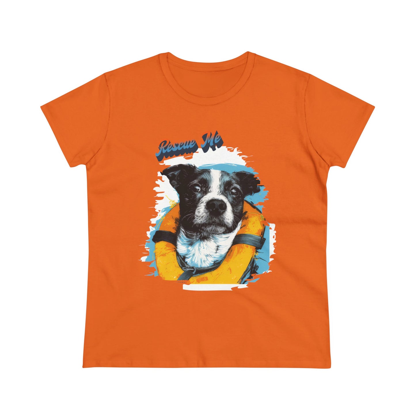 Rescue Dog - Women's Midweight Cotton Tee