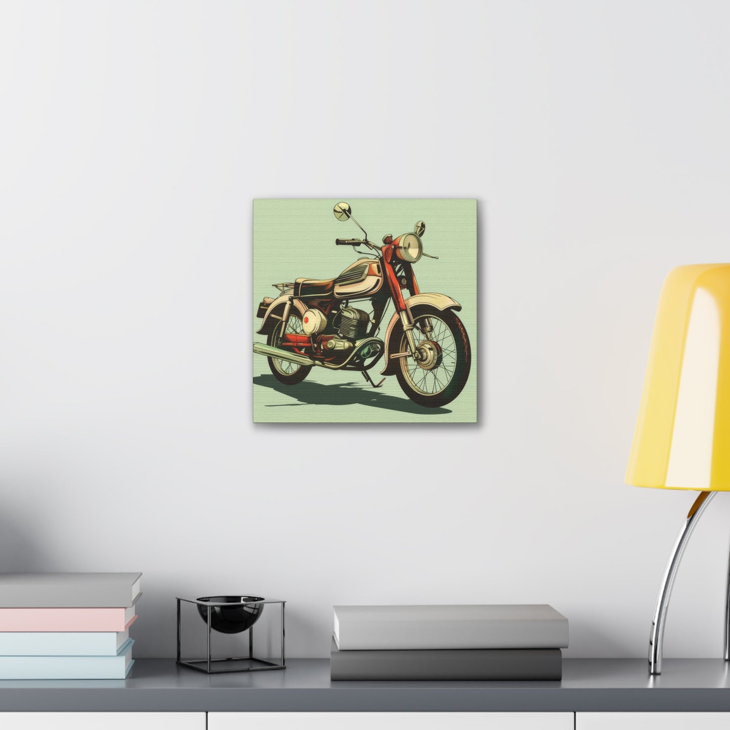 Motorcycle - Canvas Stretched, 0.75"