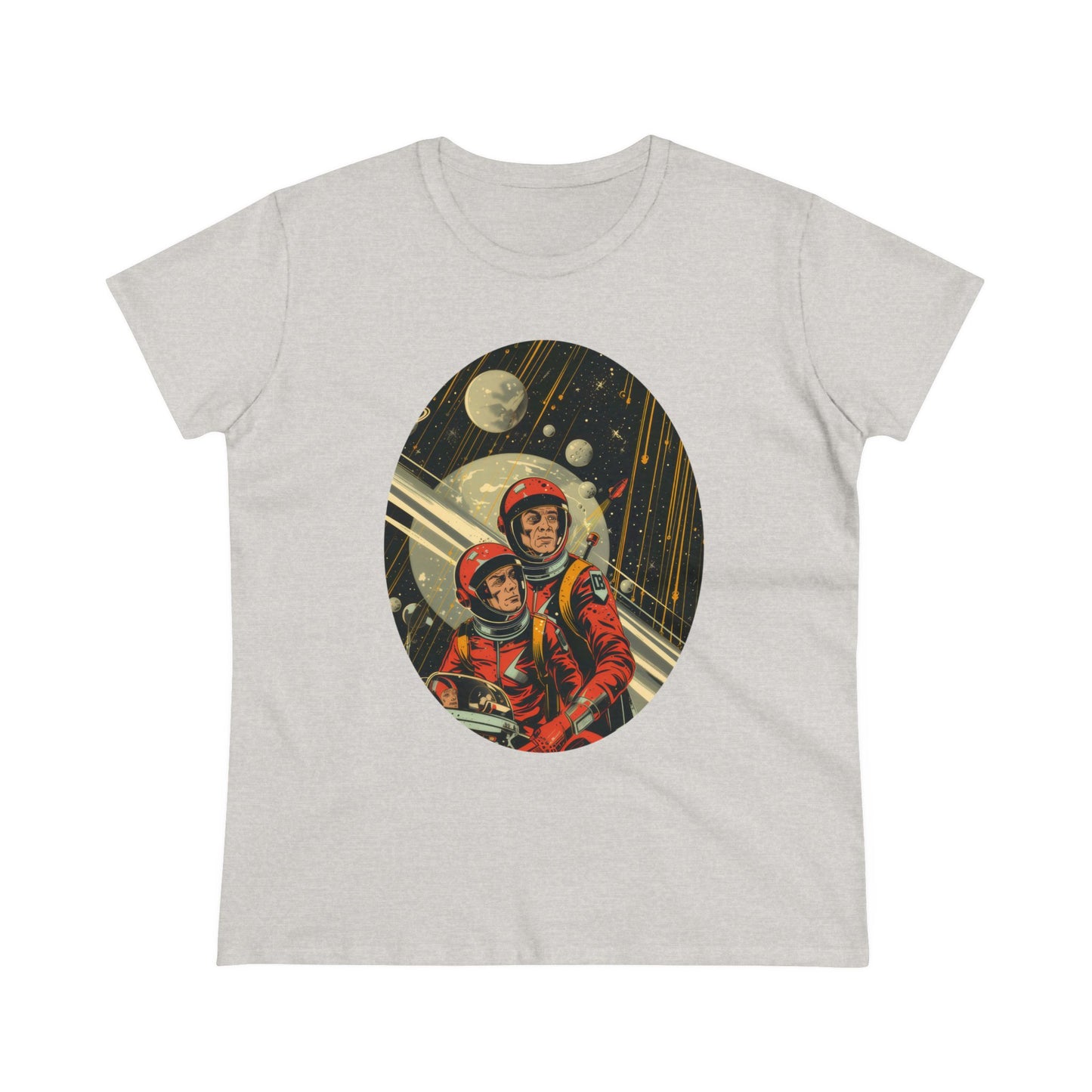 Spacemen - Women's Midweight Cotton Tee