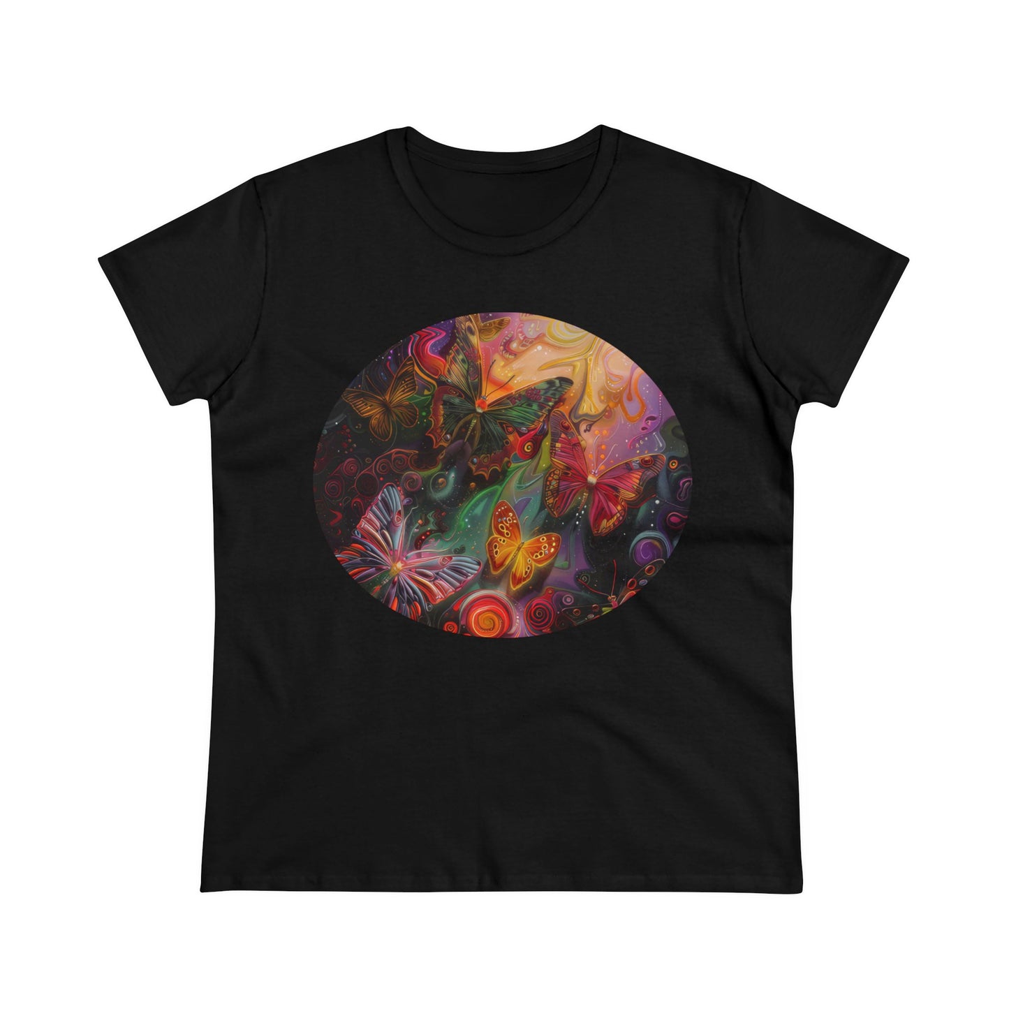 Butterflies - Women's Midweight Cotton Tee