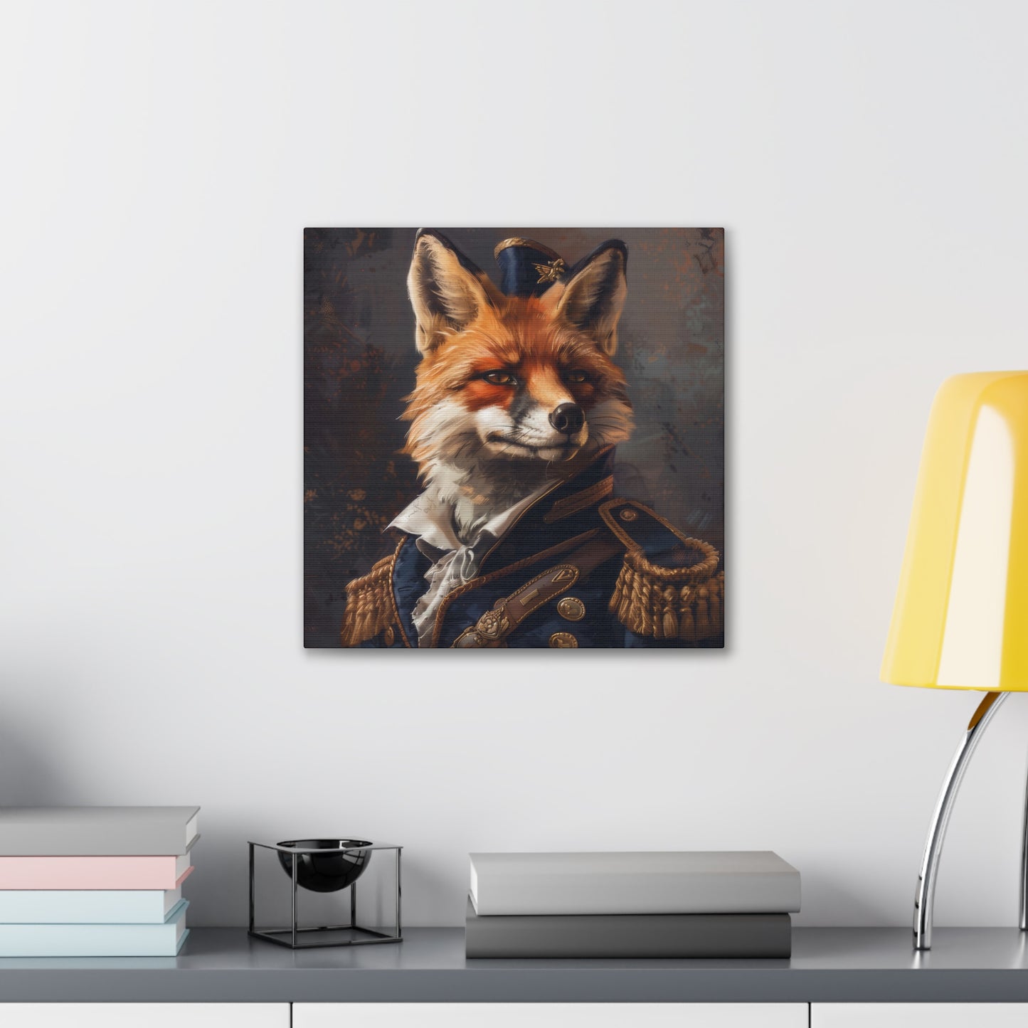 Captain Fox - Canvas Stretched, 0.75"