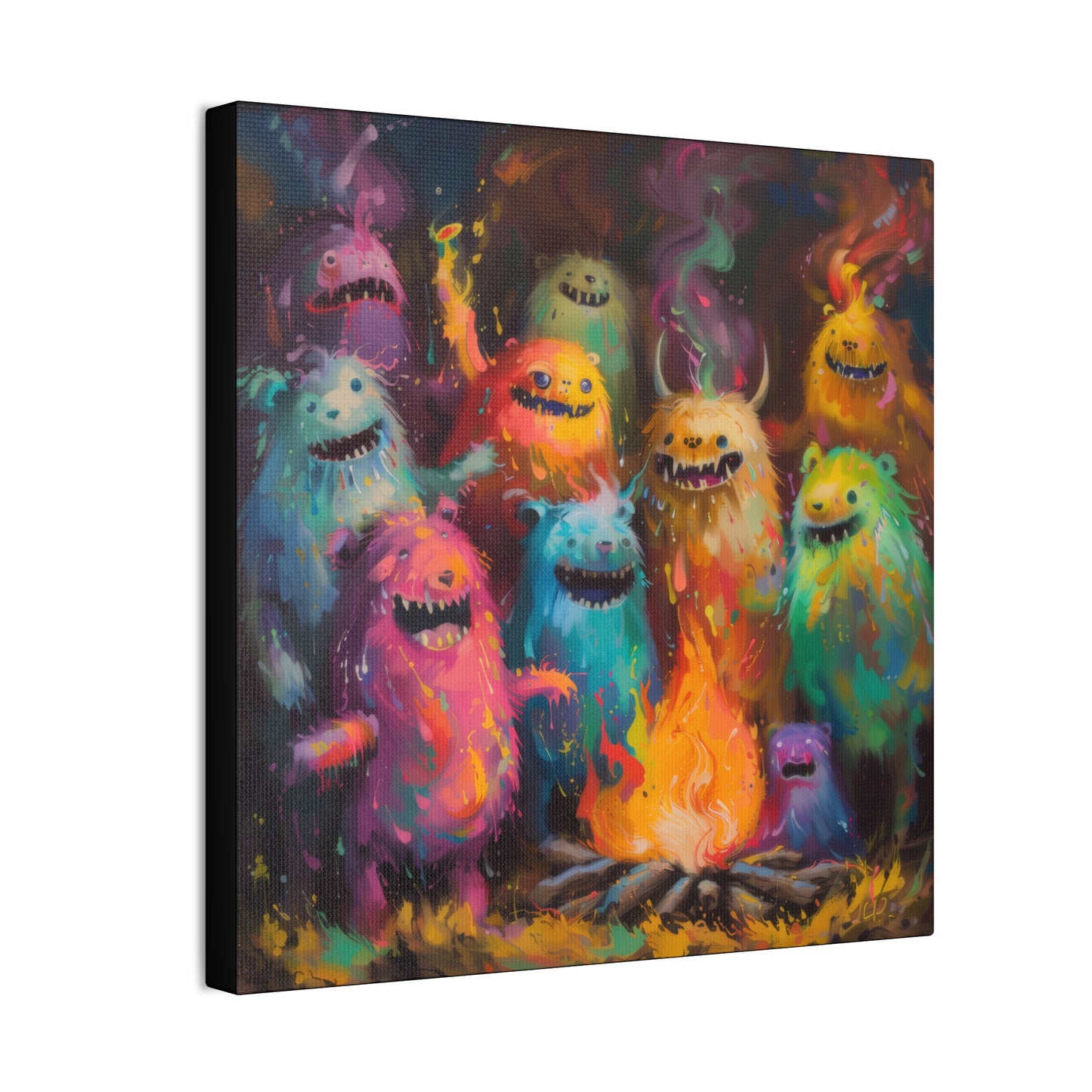 Monsters - Canvas Stretched, 0.75"