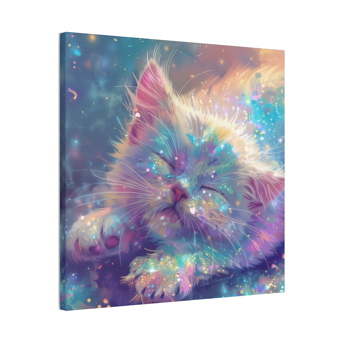 Sparkly Kitties - Canvas Stretched, 0.75"