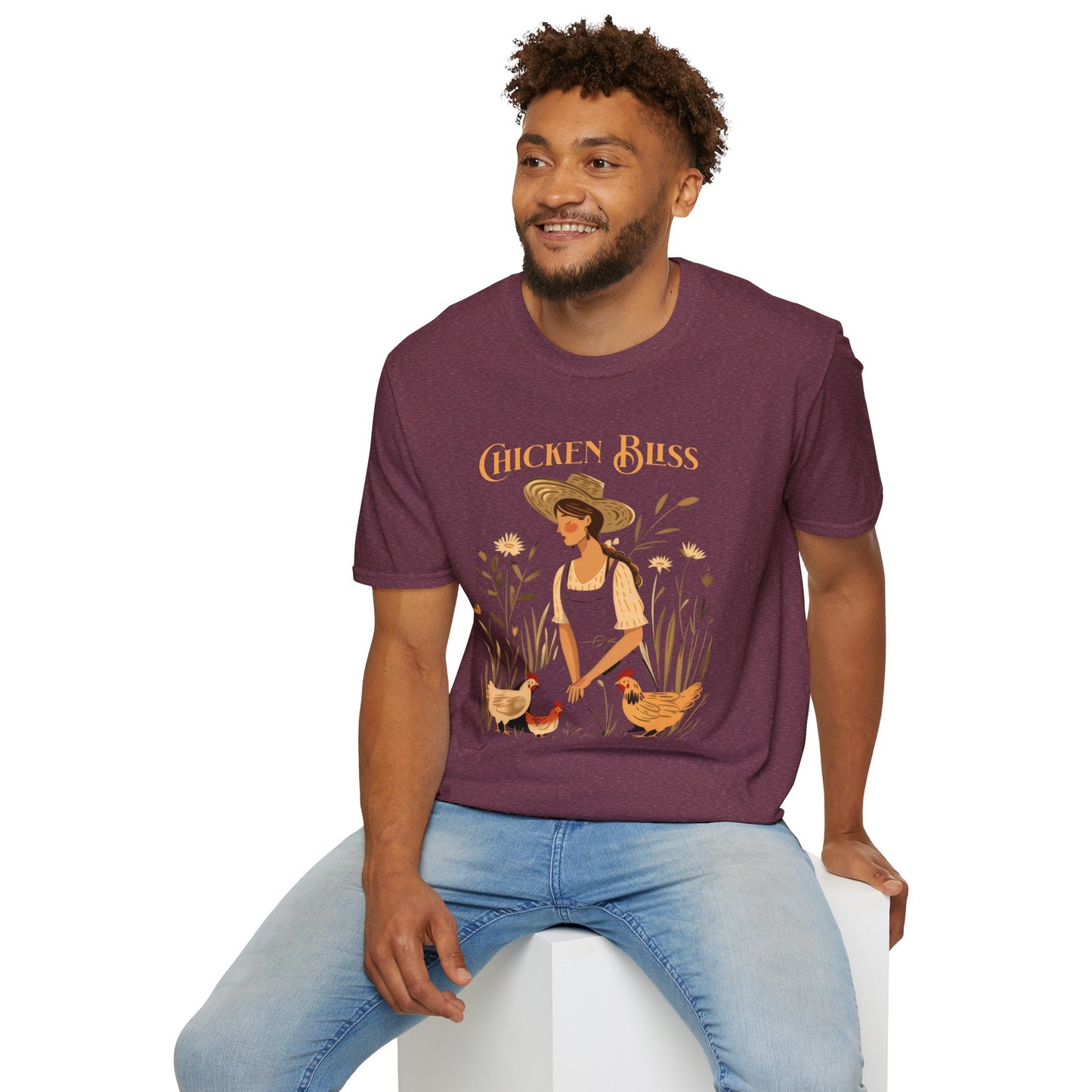 Chicken Bliss - Unisex Softstyle T-Shirt