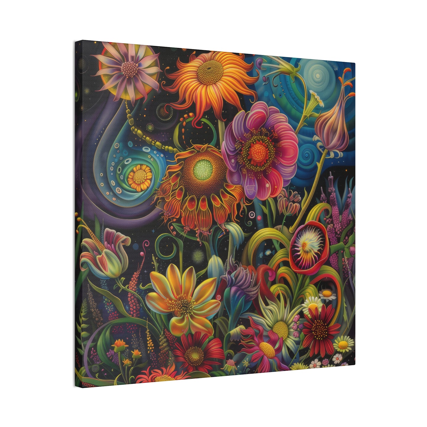 Flowers - Canvas Stretched, 0.75"