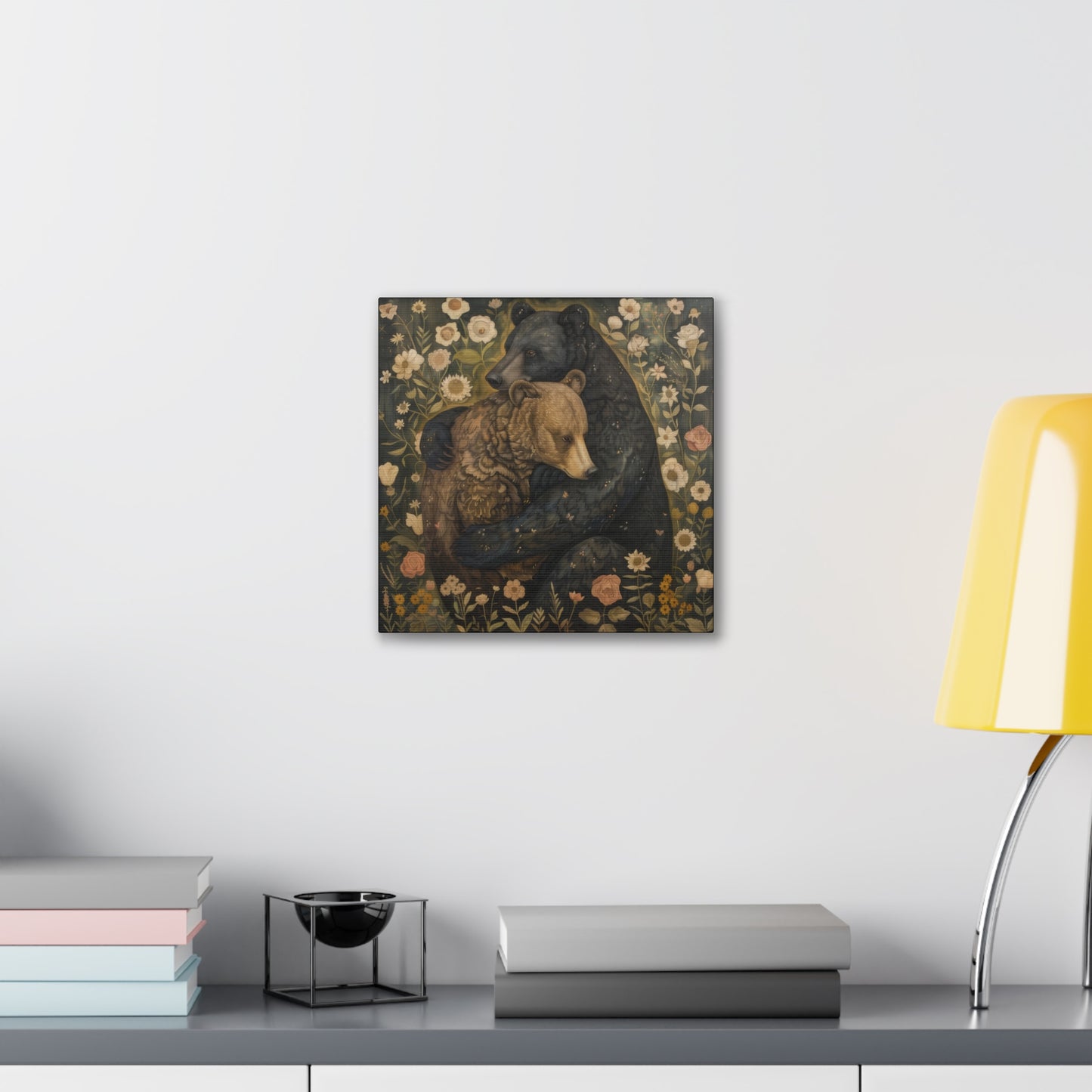 Hugging Bears - Canvas Stretched, 0.75" - Canvas Stretched, 0.75"