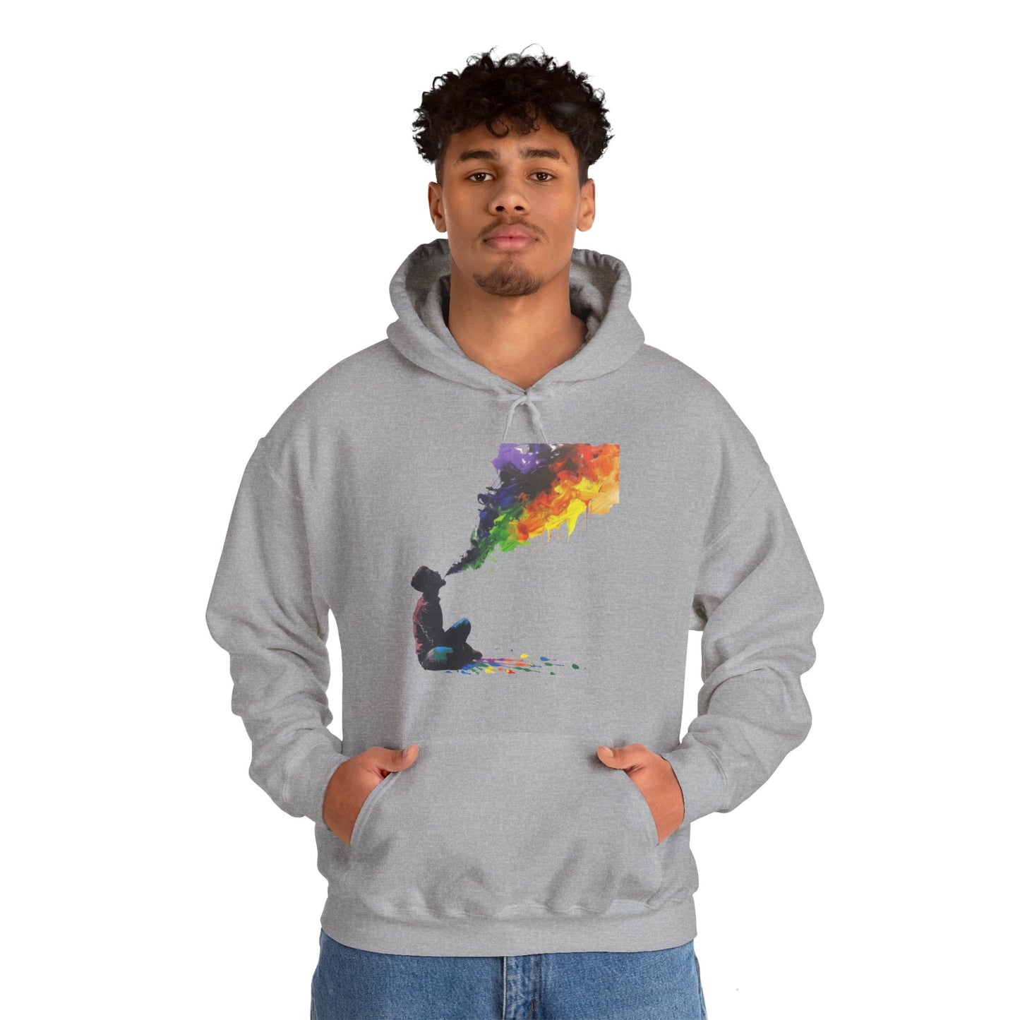 Rainbow Breath - Unisex Heavy Blend™ Hooded Sweatshirt