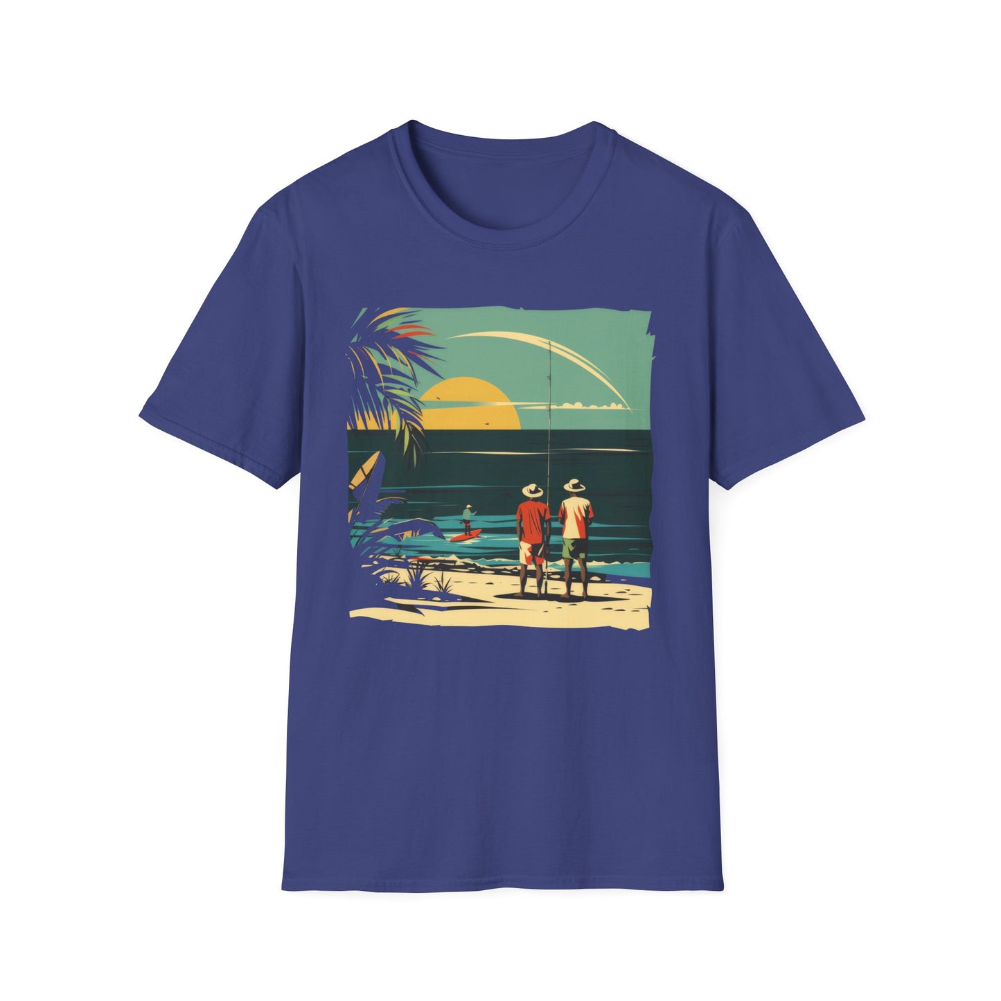 Surf Casting - Unisex Softstyle T-Shirt