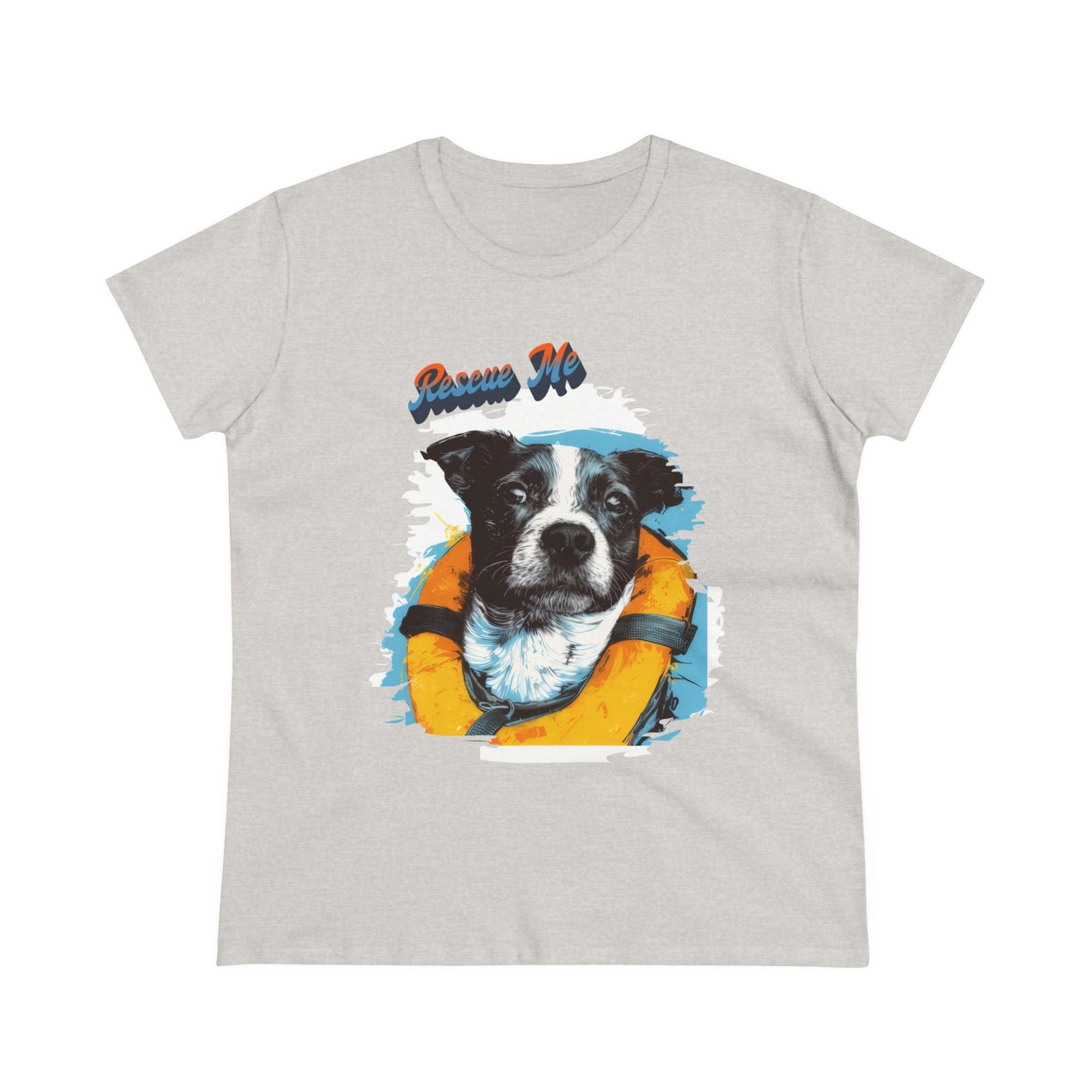 Rescue Dog - Women's Midweight Cotton Tee