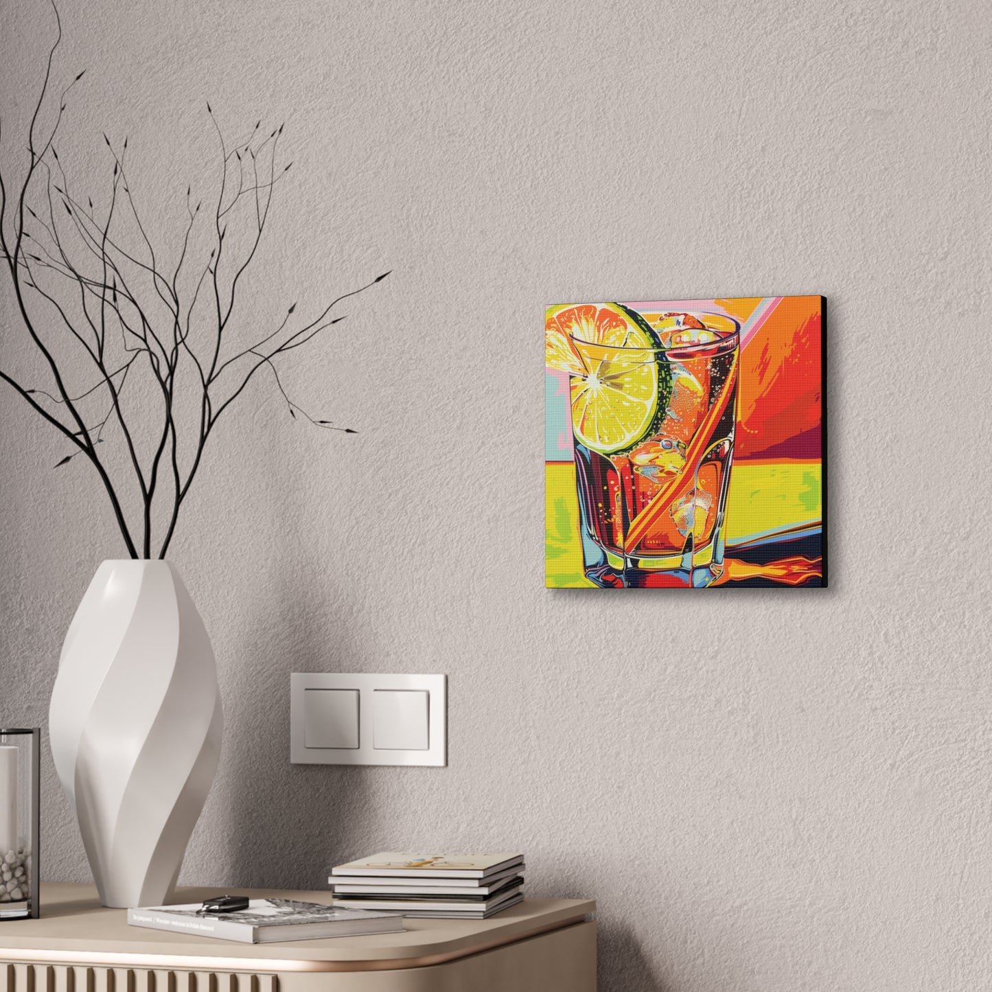 Summer Drinks - Canvas Stretched, 0.75"