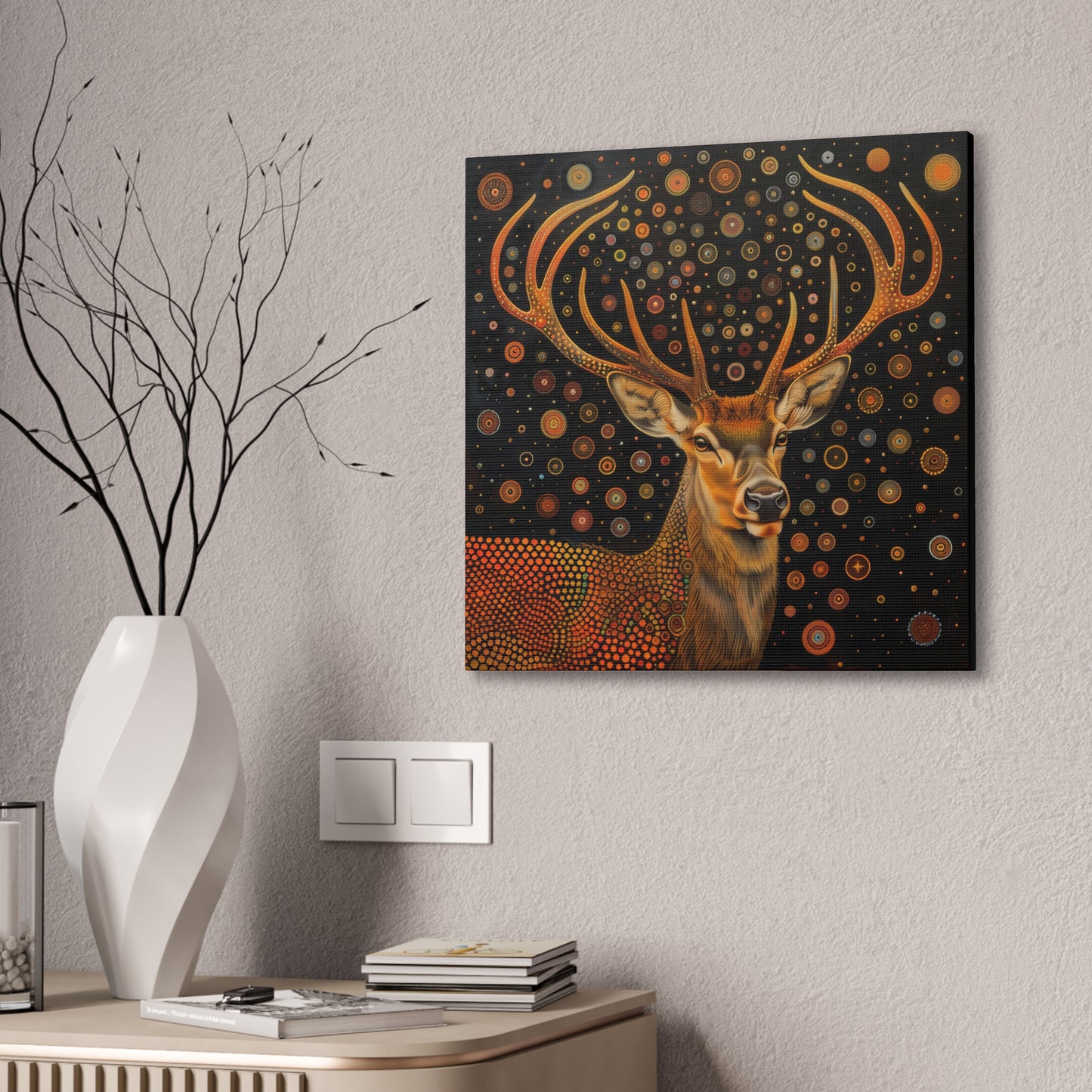 Deer - Canvas Stretched, 0.75"