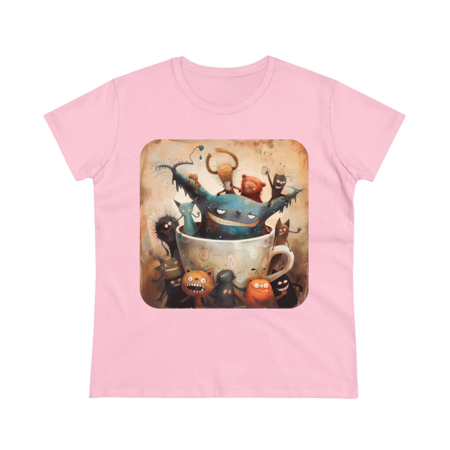 Coffee Critters - Women's Midweight Cotton Tee