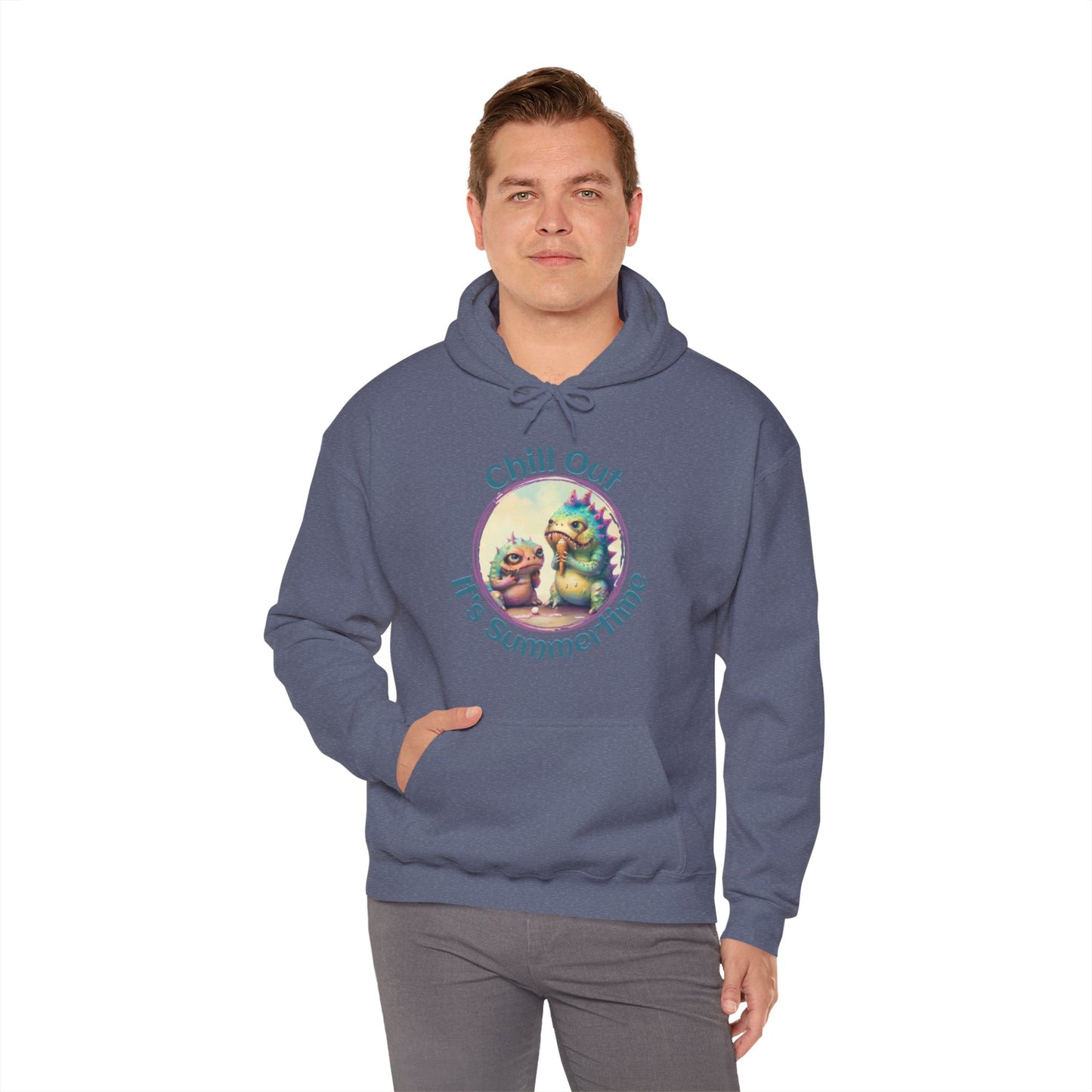 Chill Out for Summer - Unisex Heavy Blend™ Hooded Sweatshirt