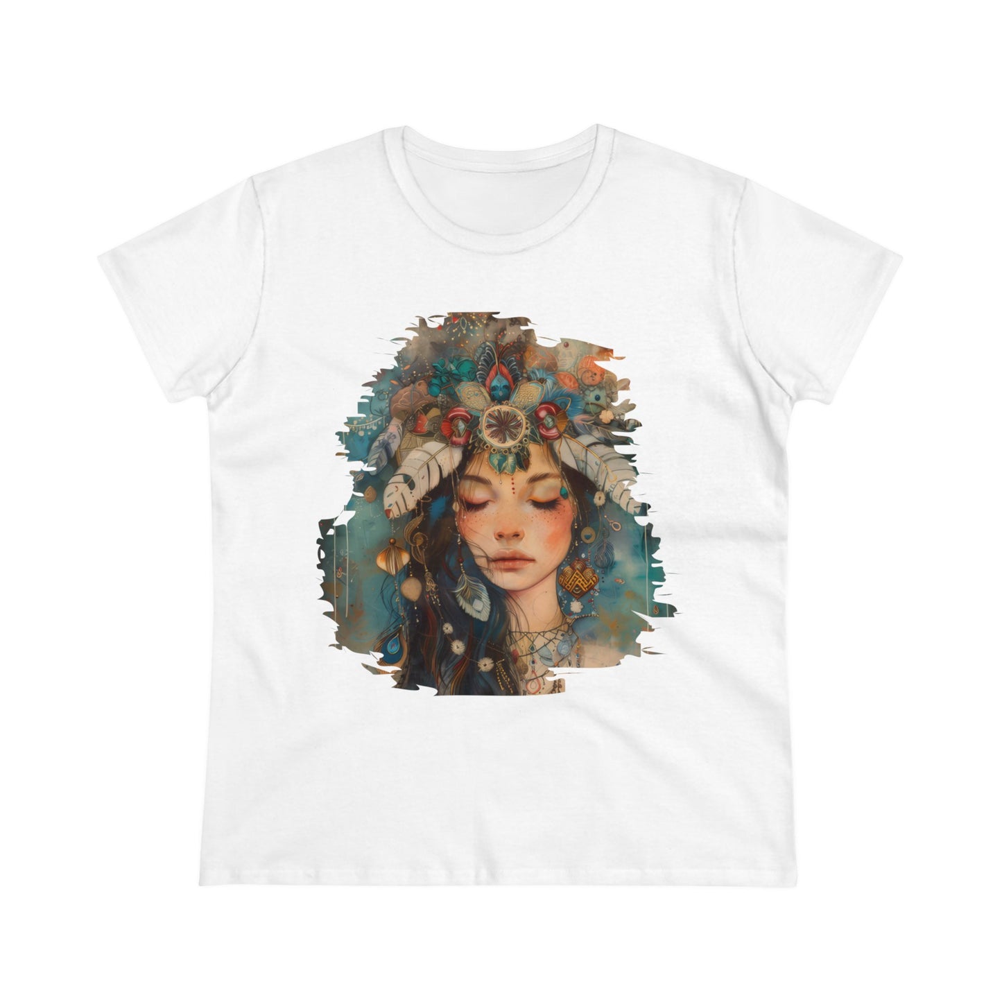 EW - Flowers - Women's Midweight Cotton Tee