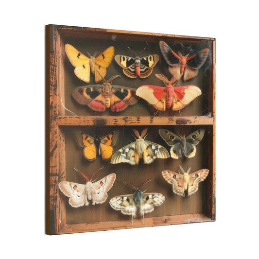 Moth Collection - Canvas Stretched, 0.75"