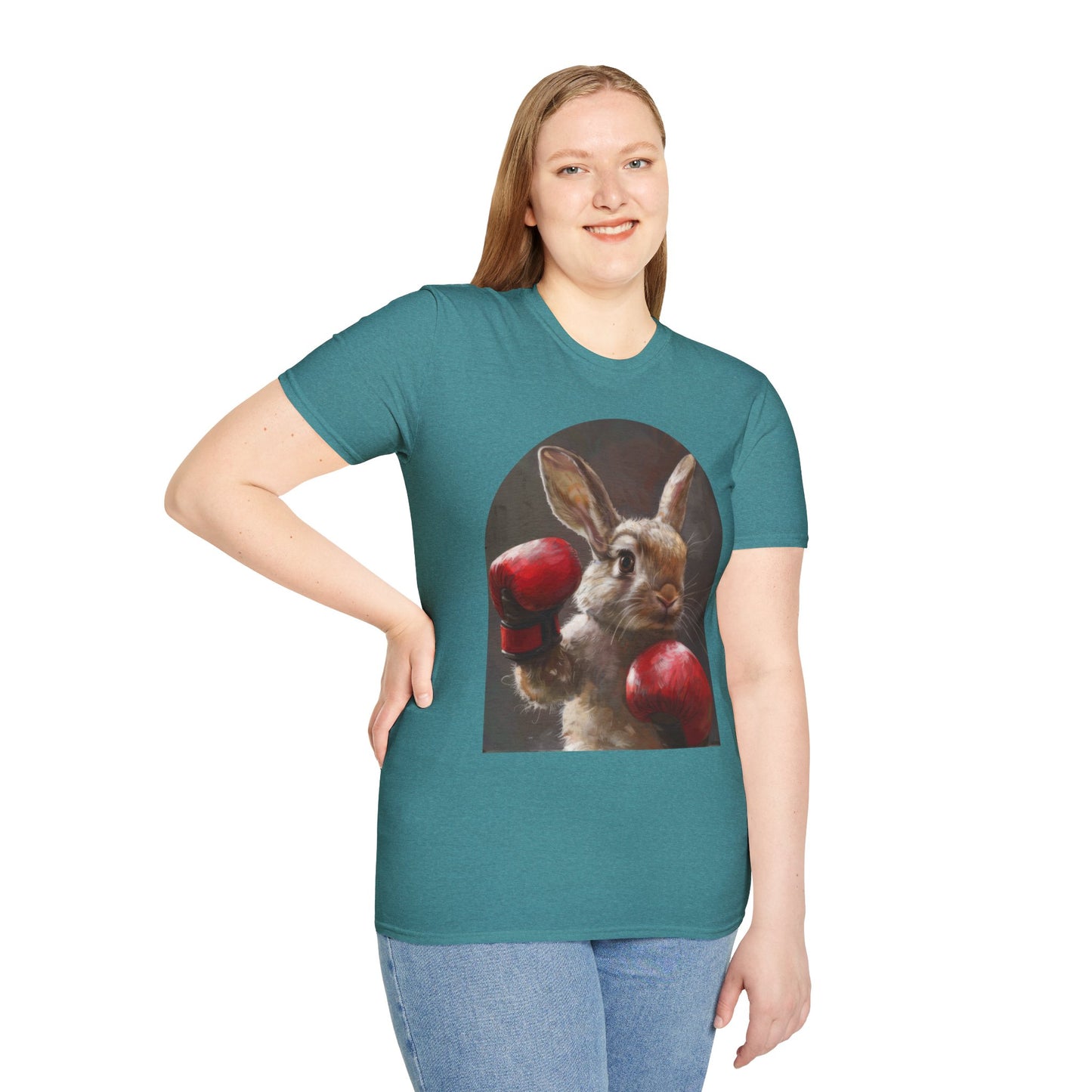 Boxing Bunny - Unisex Softstyle T-Shirt