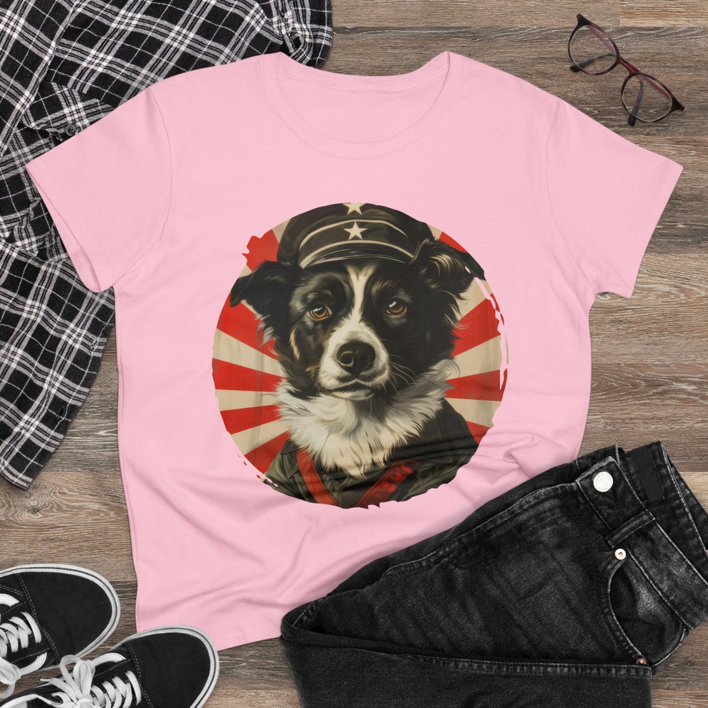 Comrade Canine - Women's Midweight Cotton Tee