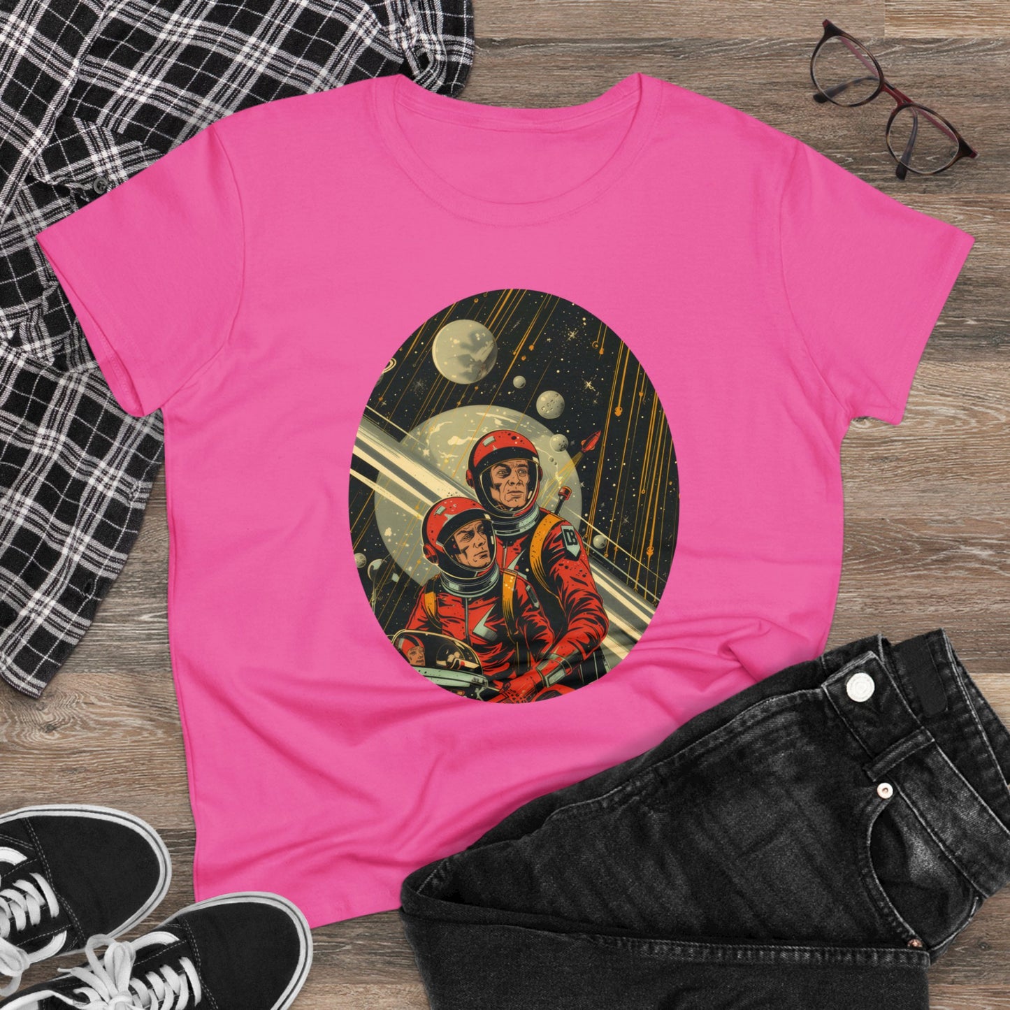 Spacemen - Women's Midweight Cotton Tee