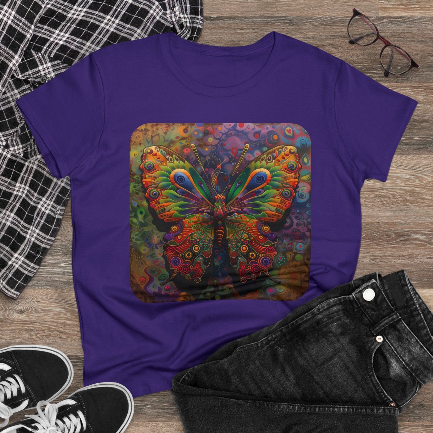 Butterfly - Women's Midweight Cotton Tee