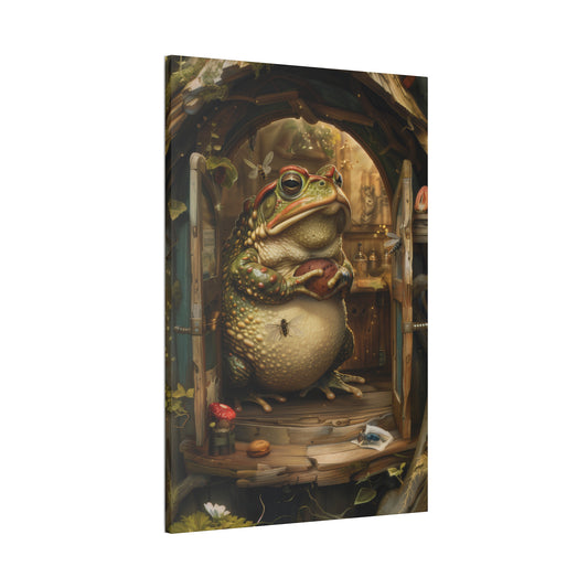 Frog's House - Canvas Stretched, 0.75"