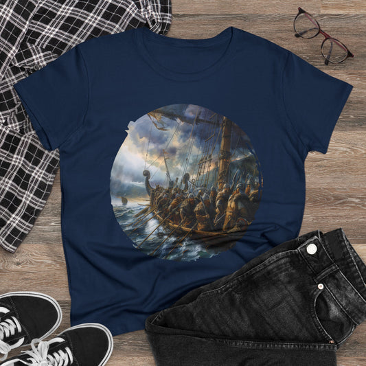 Vikings - Fantasy - Women's Midweight Cotton Tee