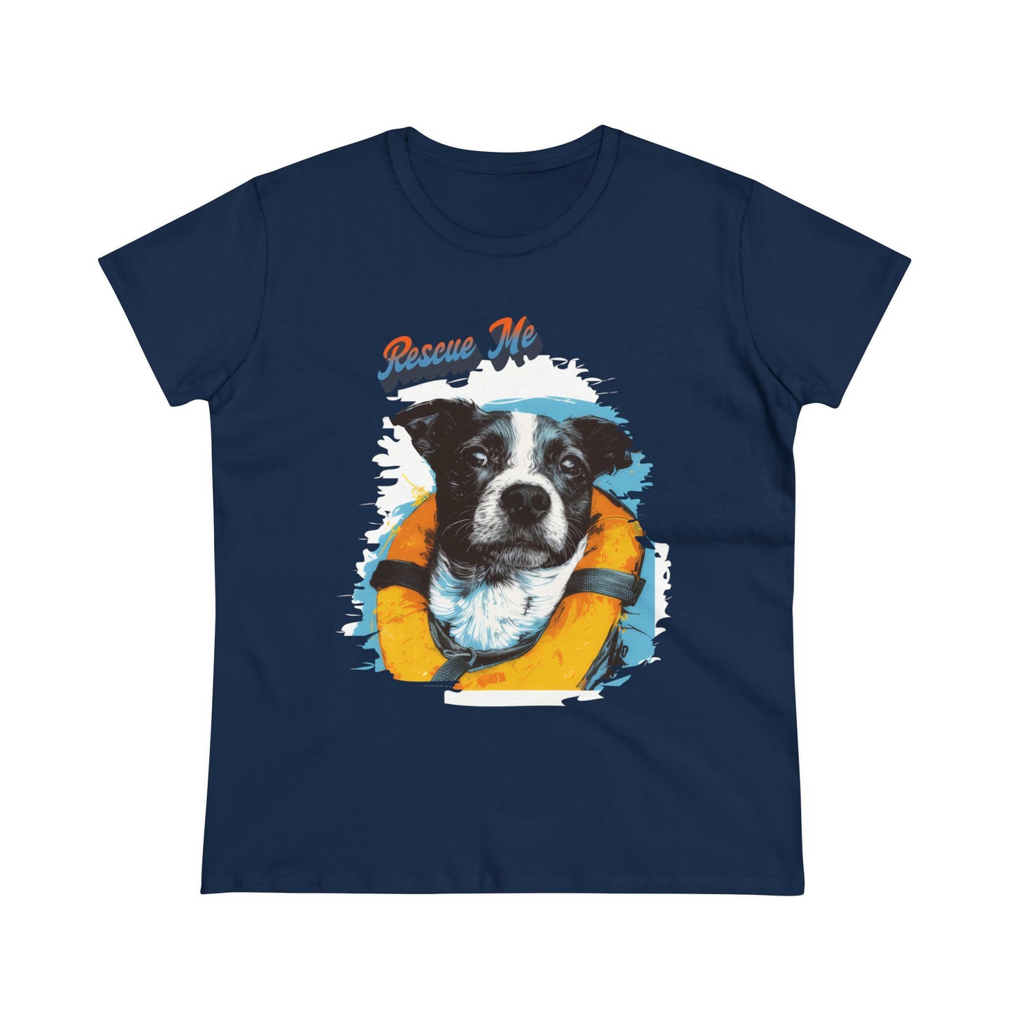 Rescue Dog - Women's Midweight Cotton Tee