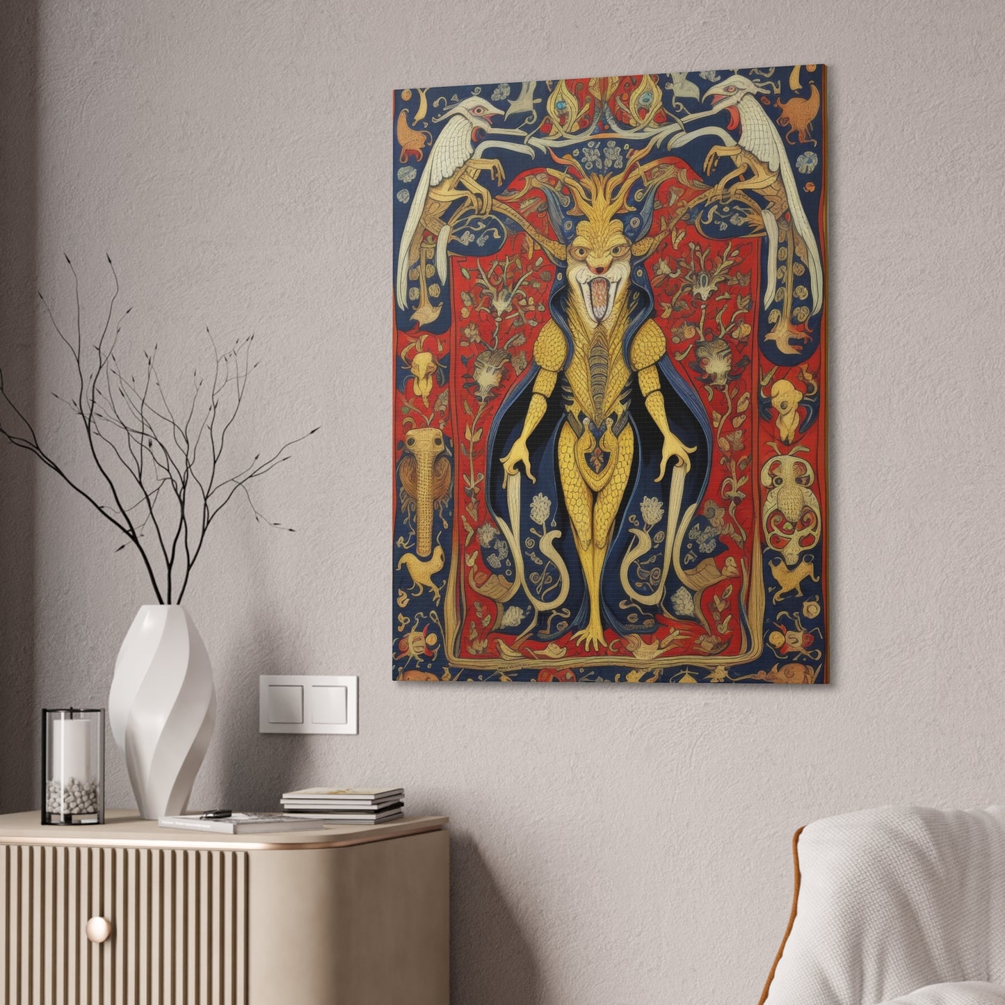 Medieval Tapestry - Canvas Stretched, 0.75"