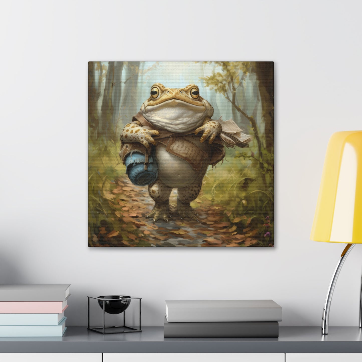 Traveling Toad - Canvas Stretched, 0.75"