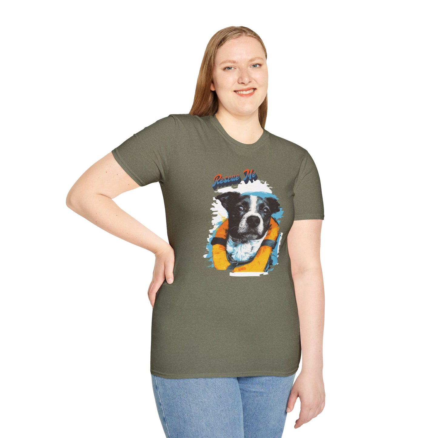 Rescue Dog - Unisex Softstyle T-Shirt