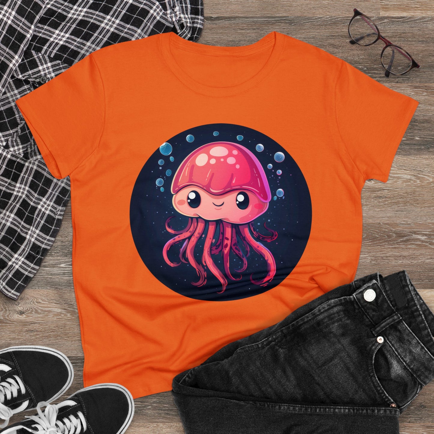 Jellyfish - Women's Midweight Cotton Tee