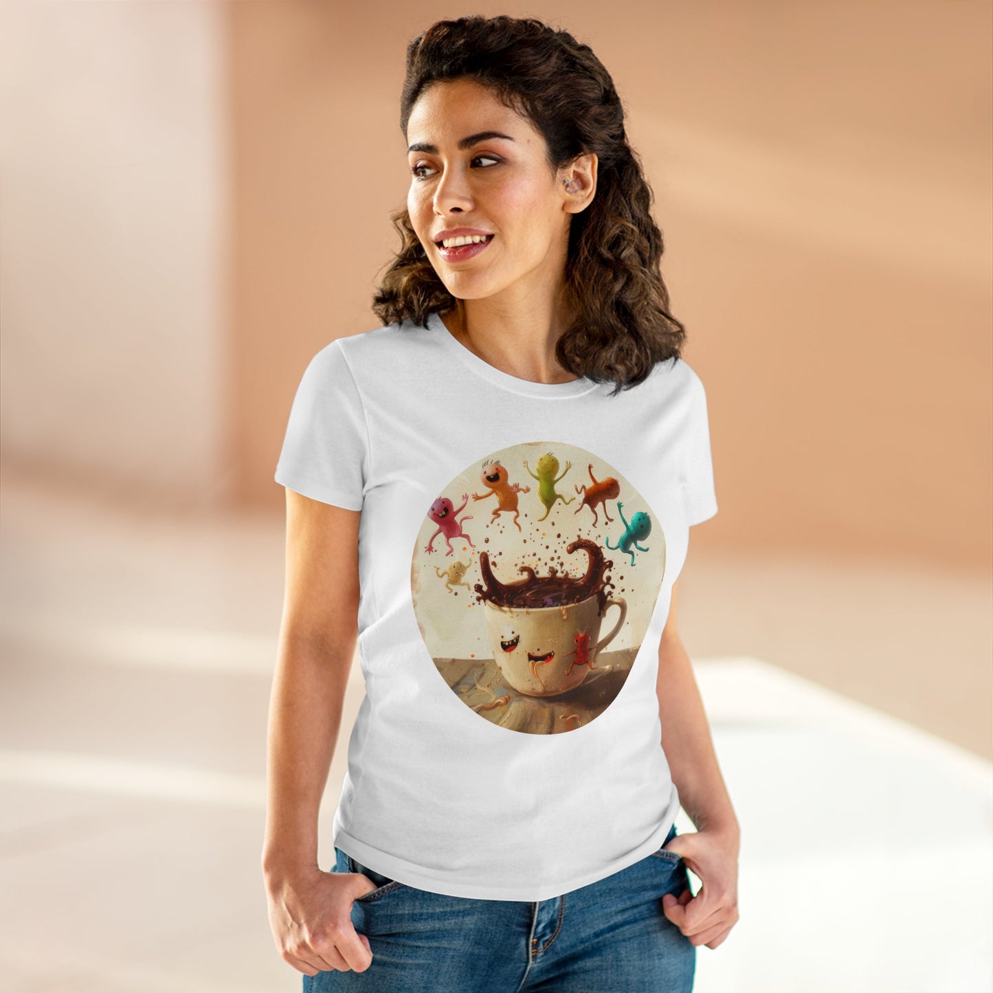 Coffee Critters - Women's Midweight Cotton Tee