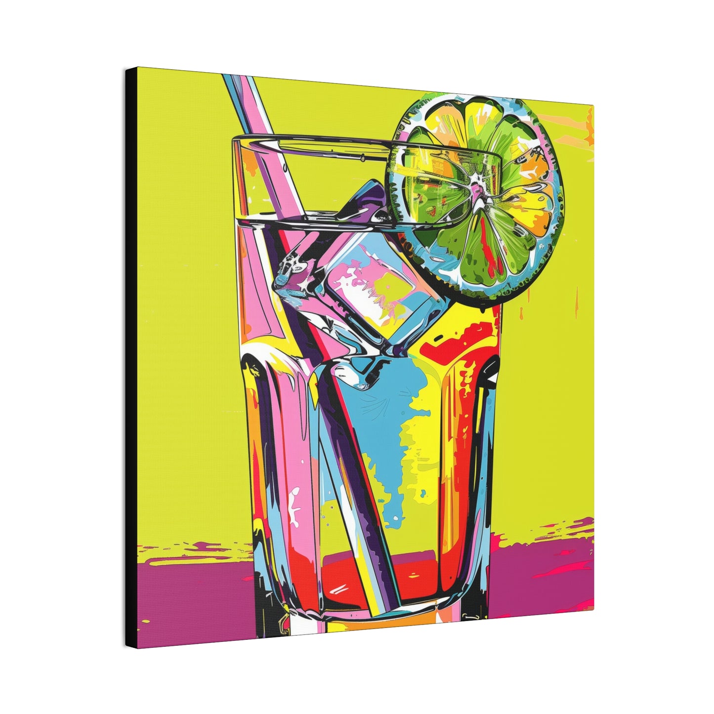 Summer Drinks - Canvas Stretched, 0.75"